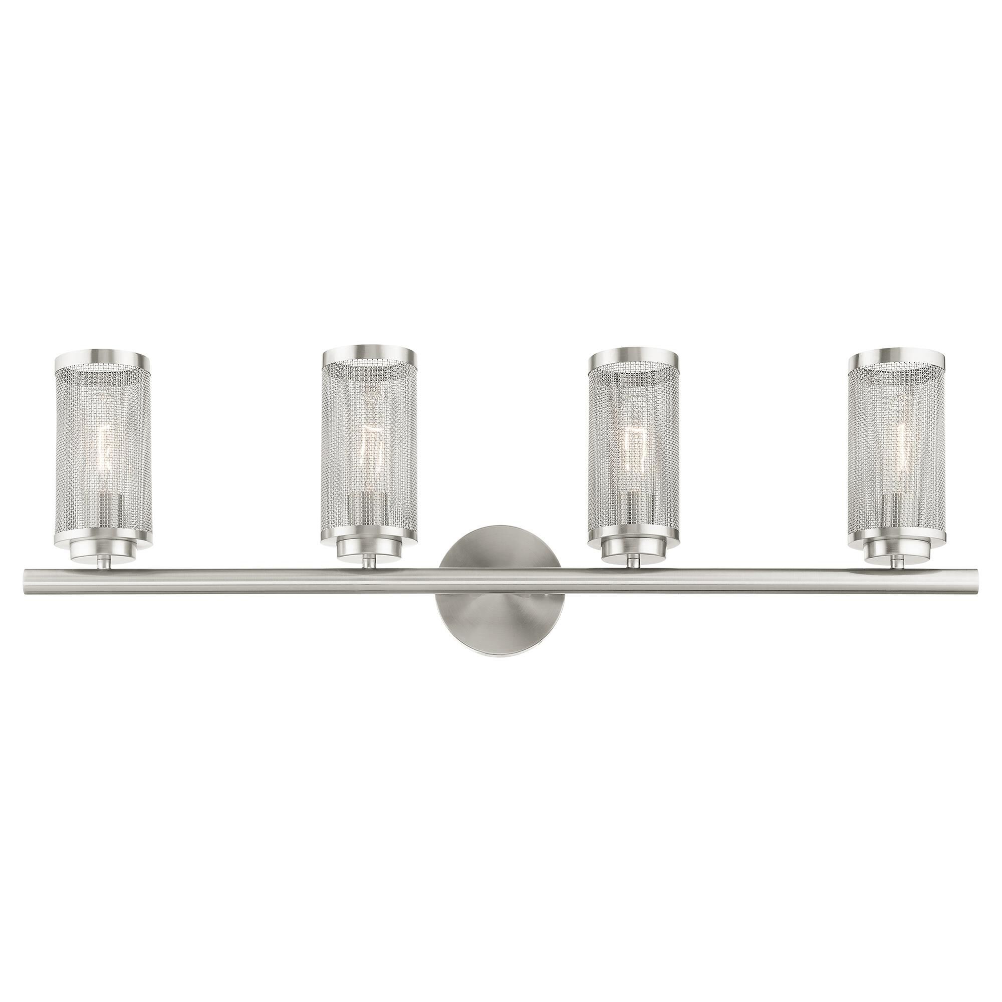 Industro 35 Inch 4 Light Bath Vanity Light by Livex Lighting