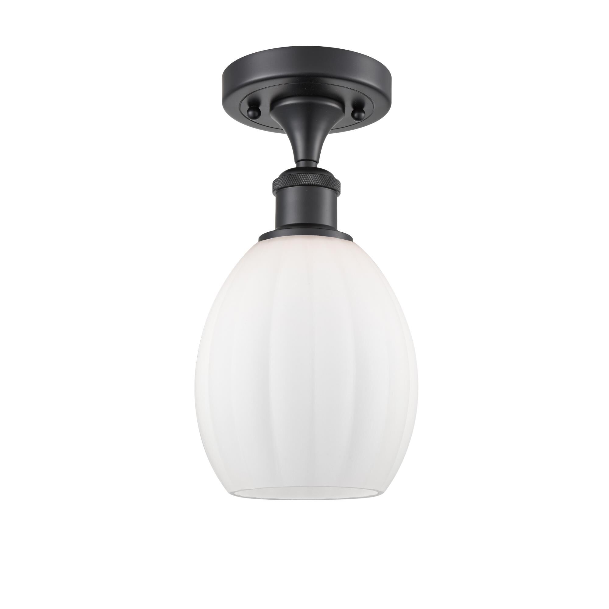 Bruno Marashlian Eaton 6 Inch 1 Light LED Semi Flush Mount by Innovations Lighting