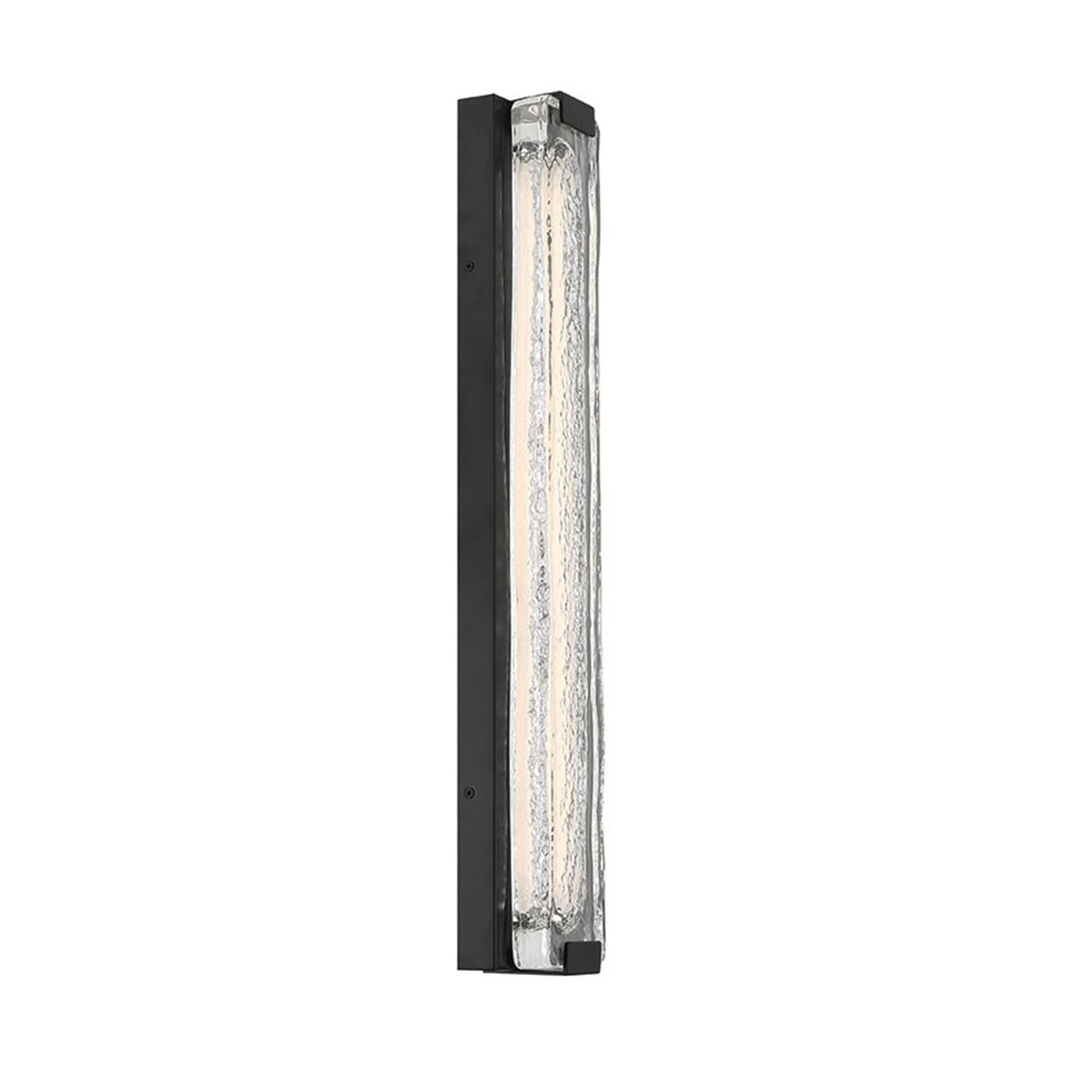 Shown in Matte Black finish and Clear glass