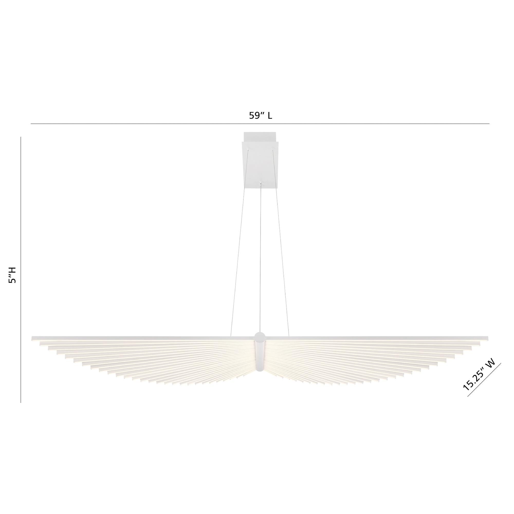 Seraph Large Linear Chandelier,