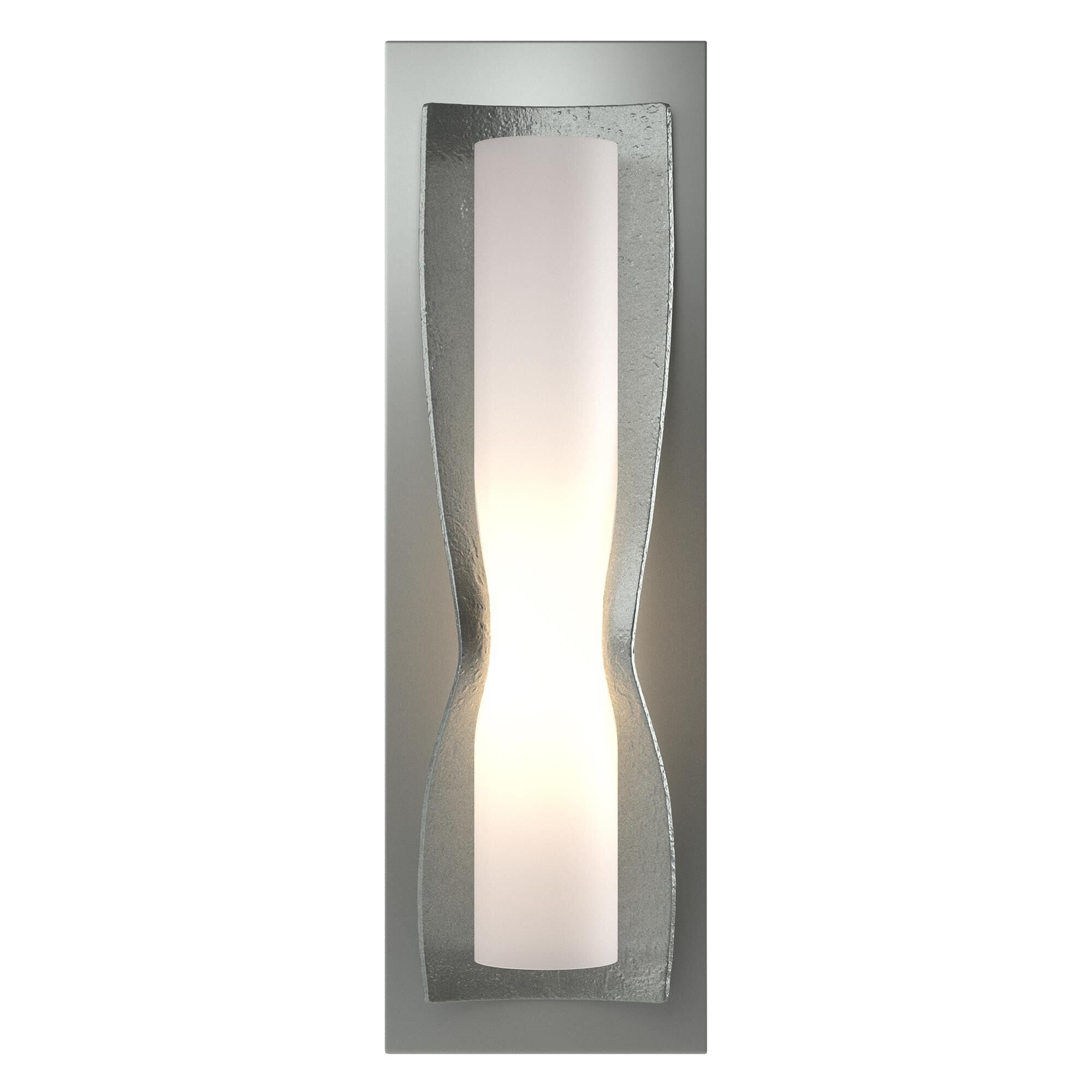 Shown in Vintage Platinum finish and Opal  glass