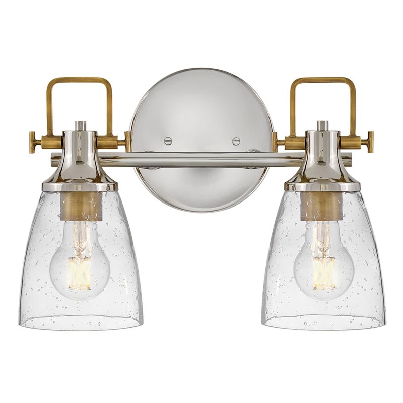 Easton 14 Inch 2 Light Bath Vanity Light by Hinkley