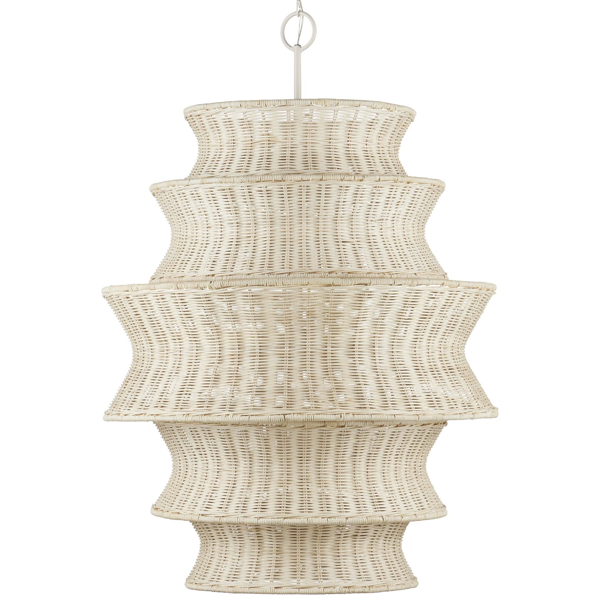Phebe 32 Inch 9 Light Chandelier by Currey and Company