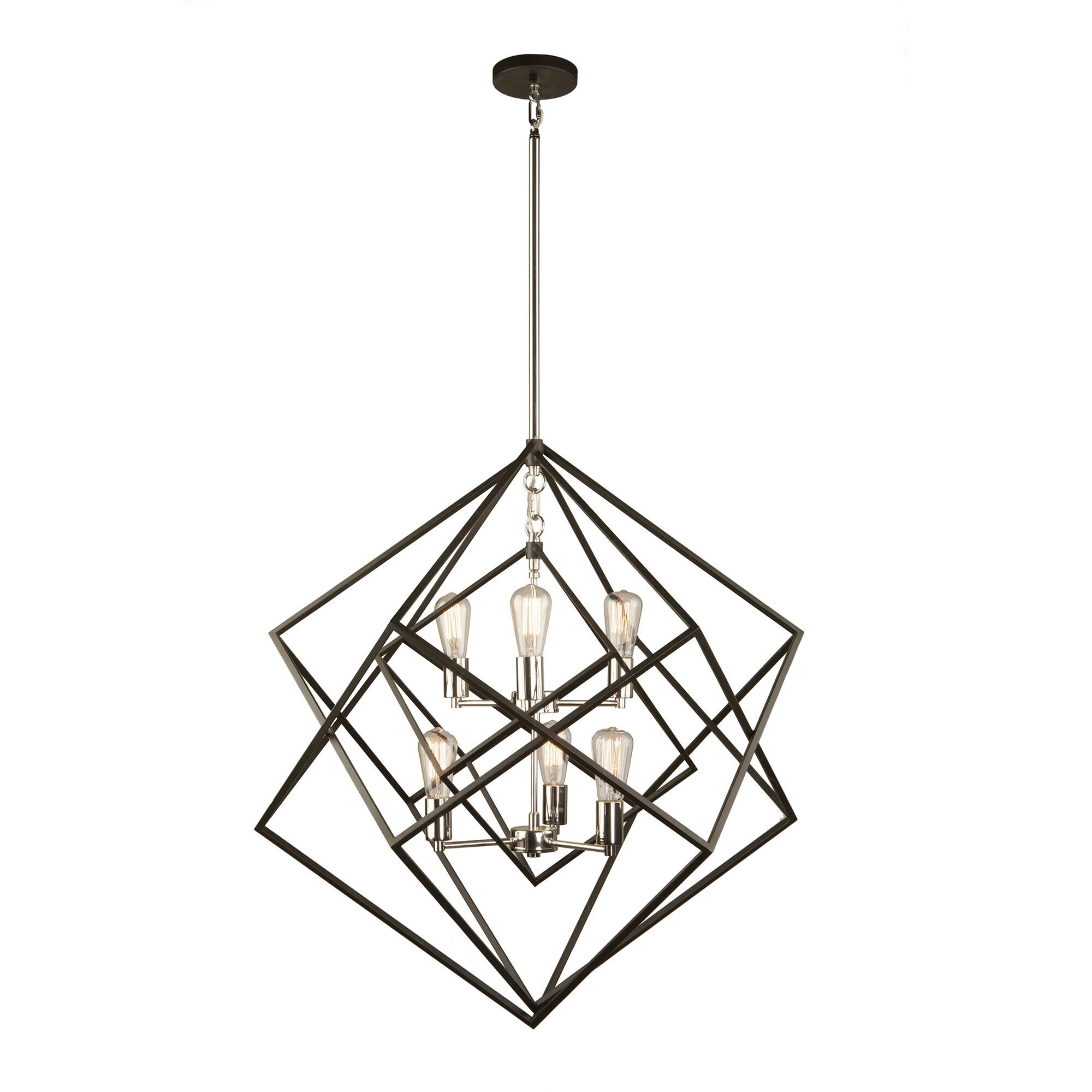 Artistry 32 Inch 6 Light Chandelier by Artcraft