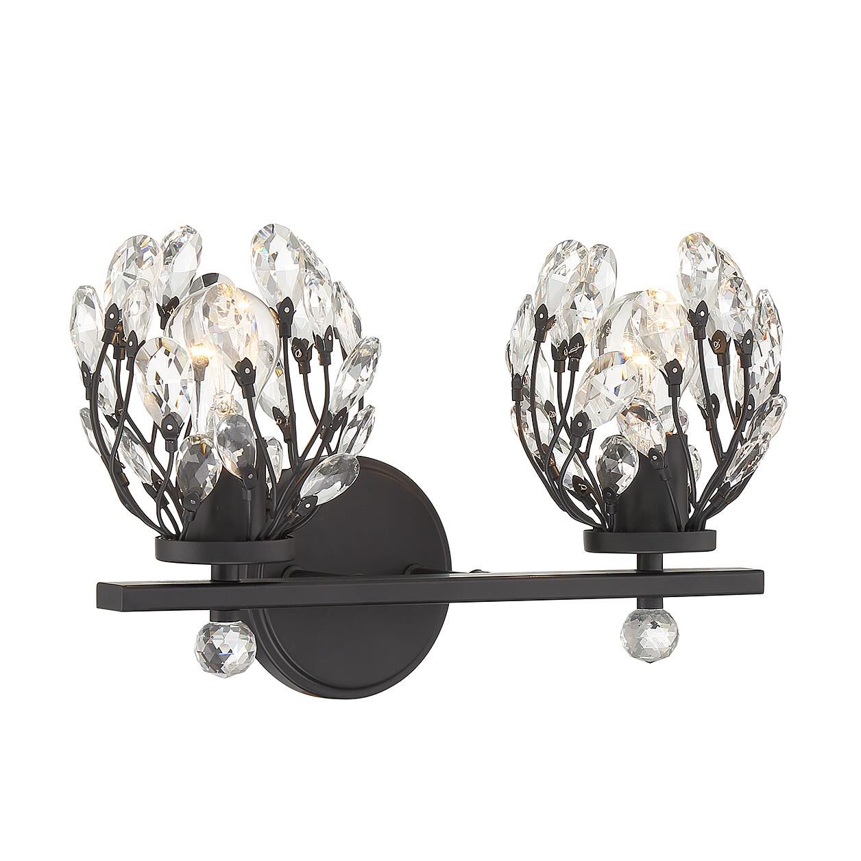 Moreno 15 Inch 2 Light Bath Vanity Light by Savoy House