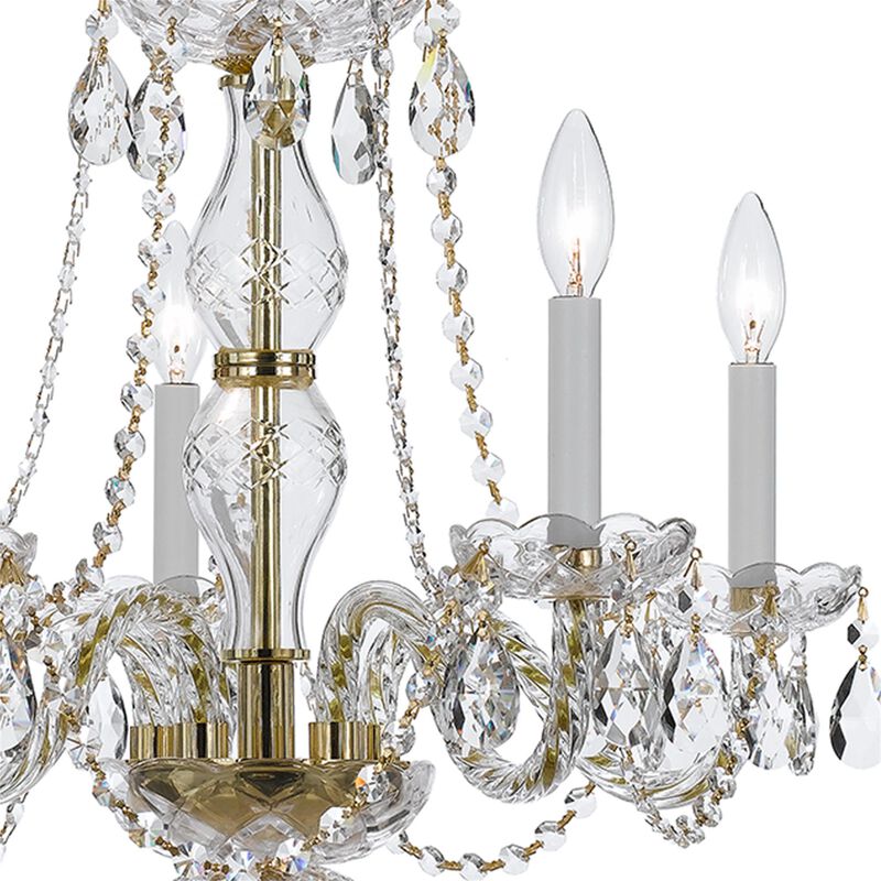Traditional Crystal 21 Inch Chandelier by Crystorama