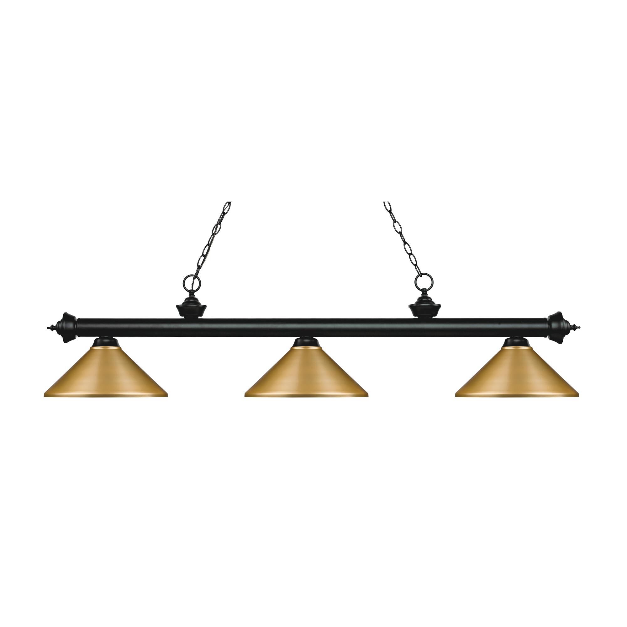 Shown in Matte Black finish and Steel glass and Steel shade