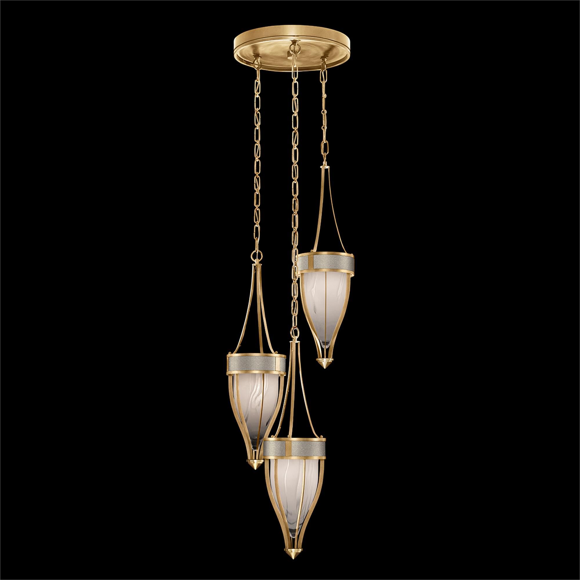 Shown in Gold Leaf and Brass  finish and Coco accent