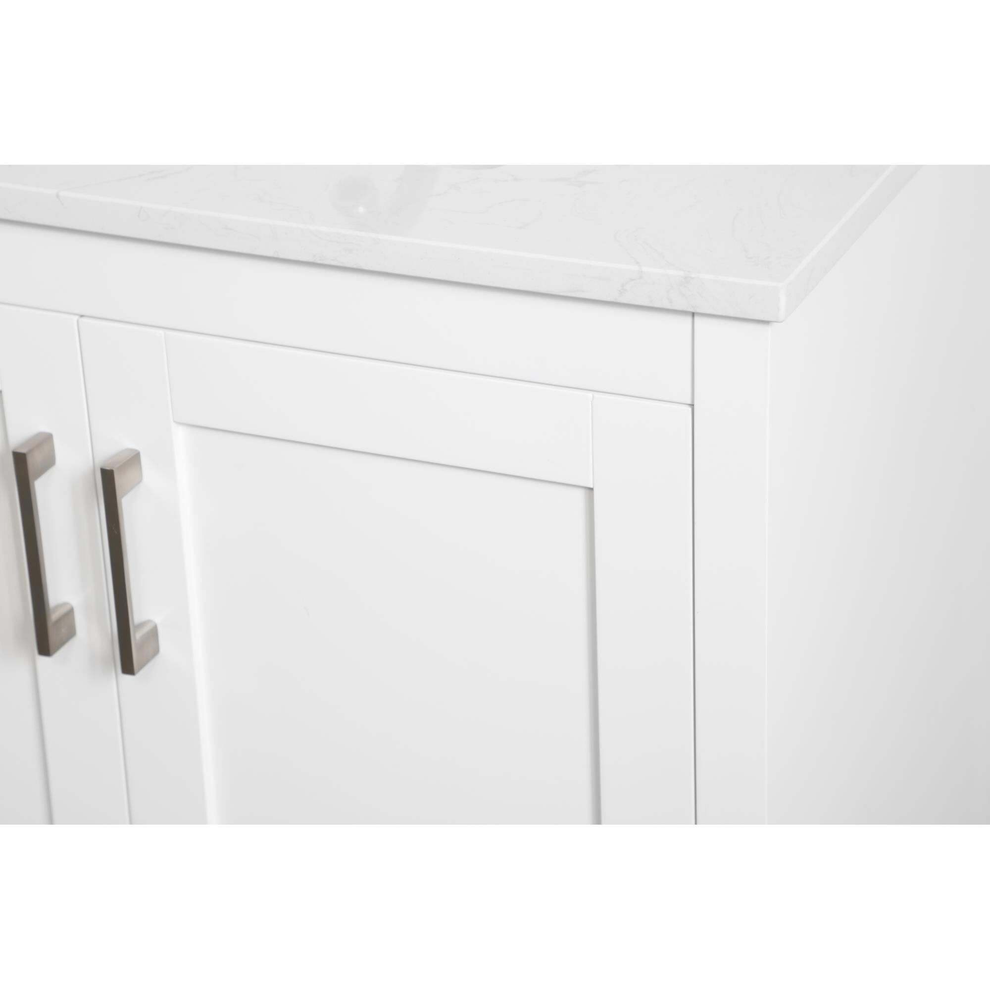 Shown in White finish