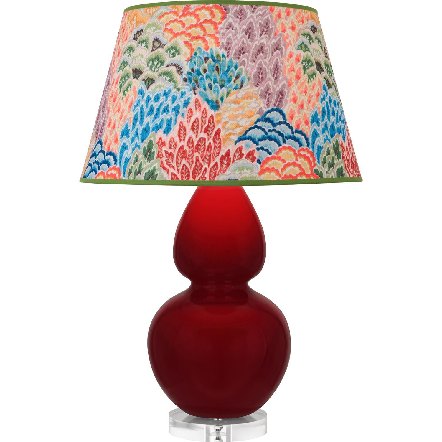 Shown in Sangria finish and Multicolor shade and Lucite accent
