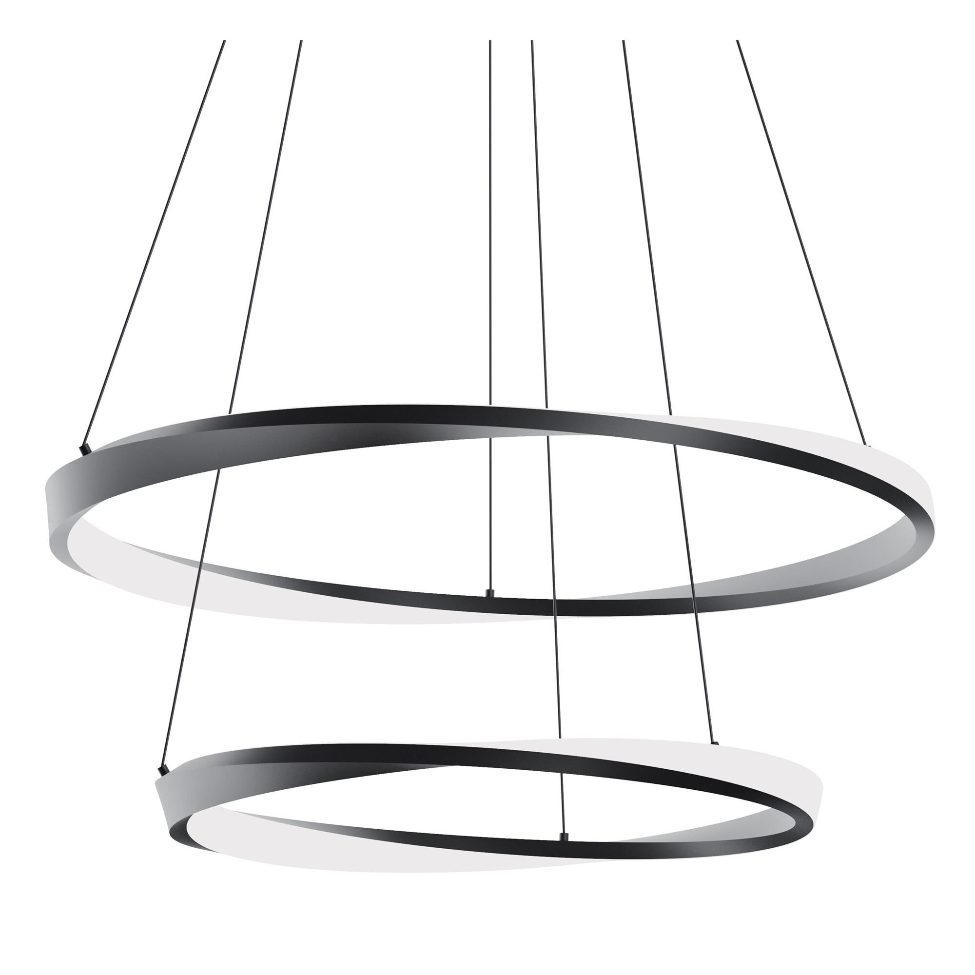 Shown in Black finish and White Acrylic glass
