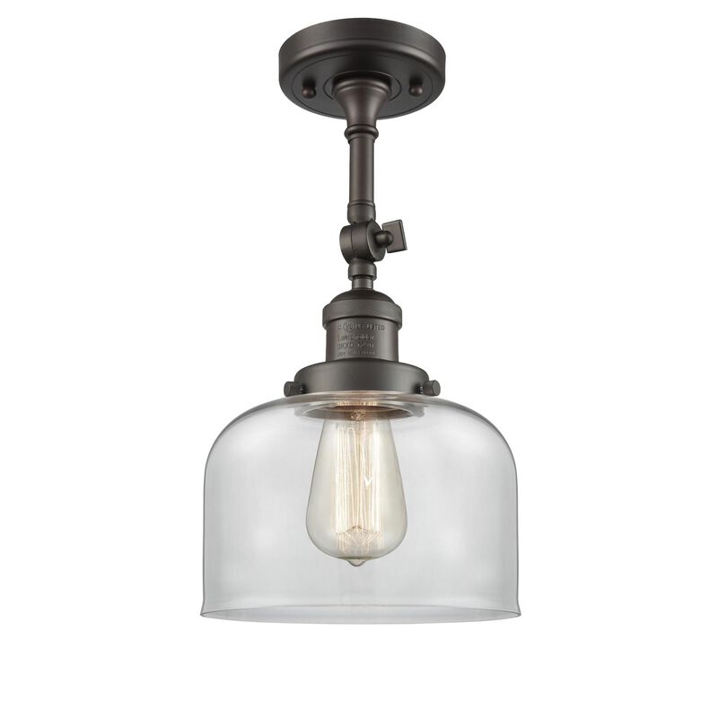 Bruno Marashlian Bell 12 Inch 1 Light Semi Flush Mount by Innovations Lighting