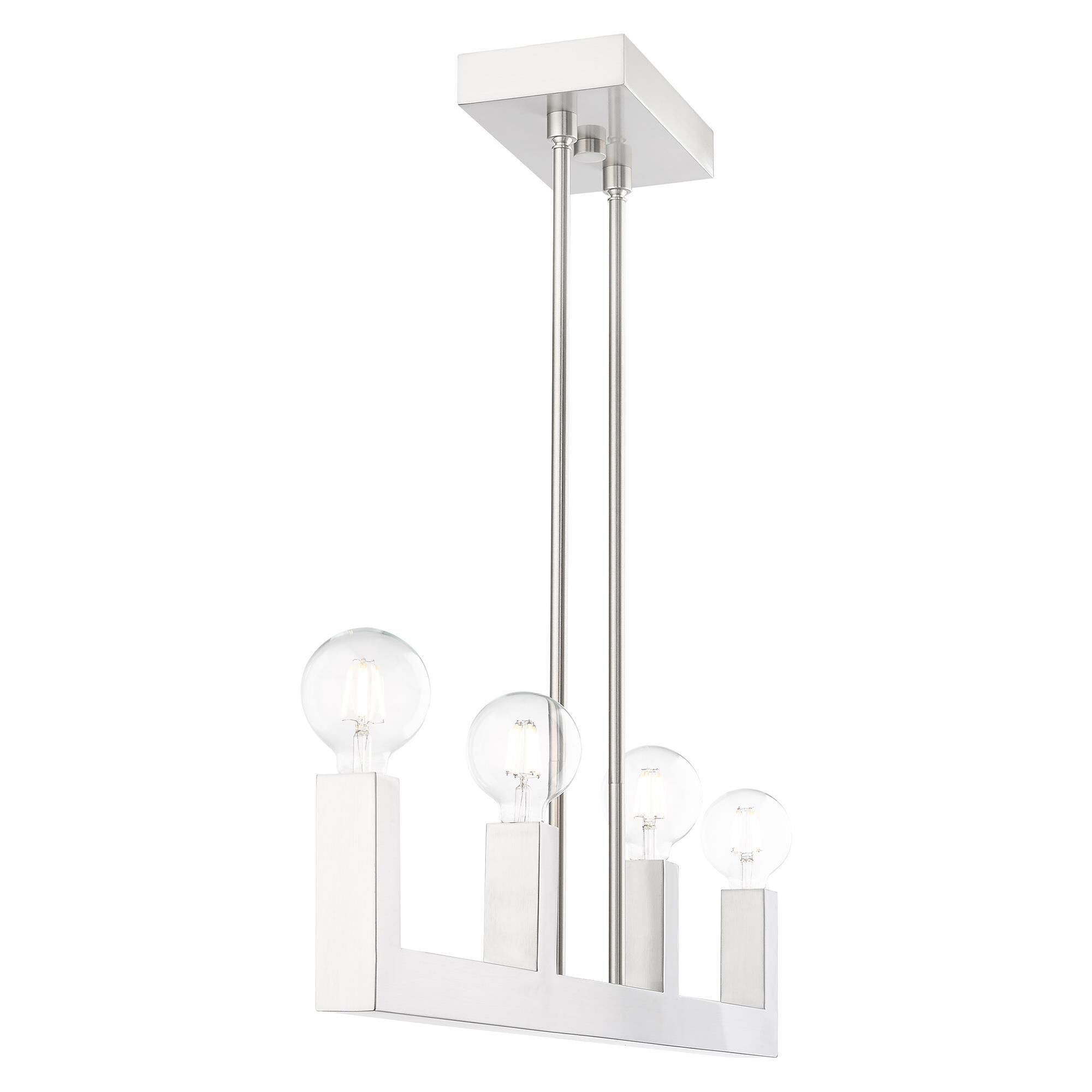 Solna 34 Inch 4 Light Linear Suspension Light by Livex Lighting