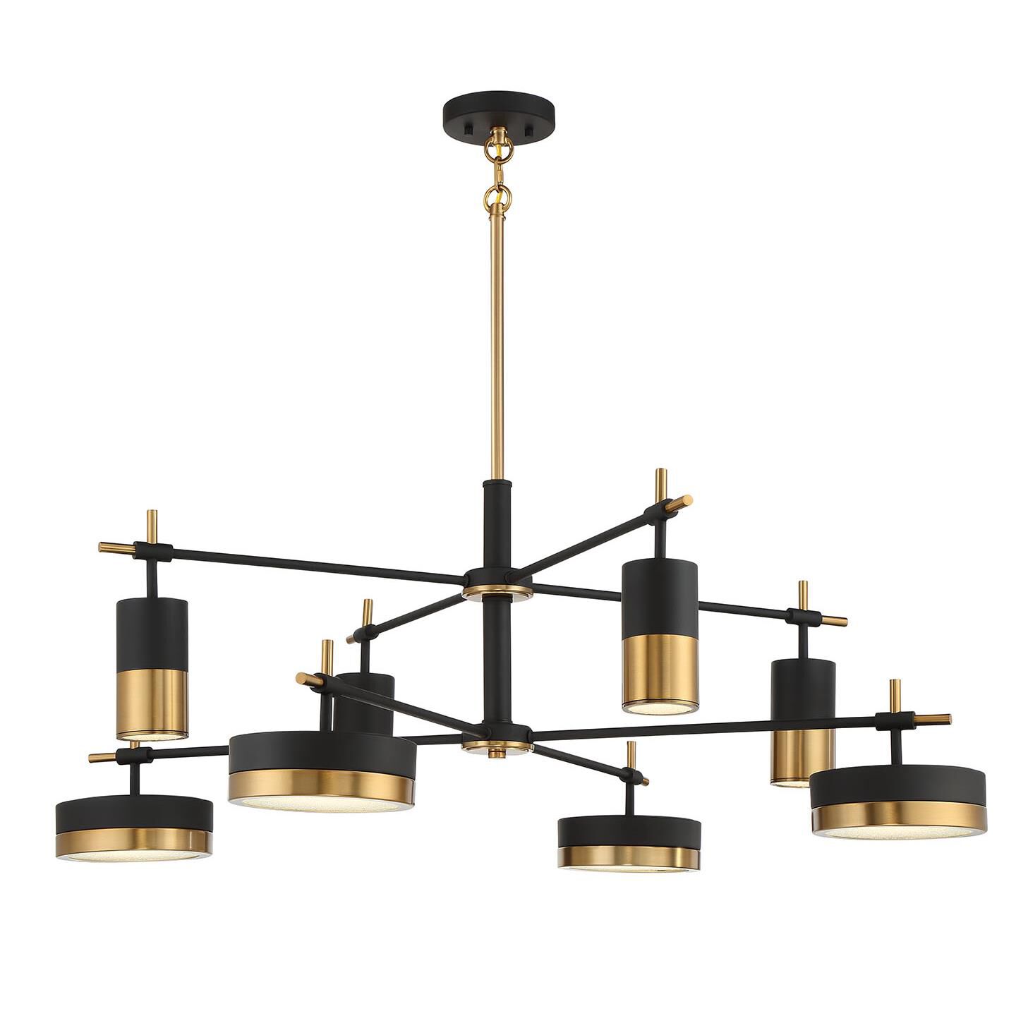 Ashor 42 Inch 8 Light LED Chandelier by Savoy House