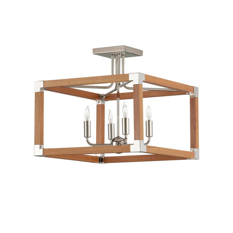 Boyd 16 Inch Semi Flush Mount by Currey & Company