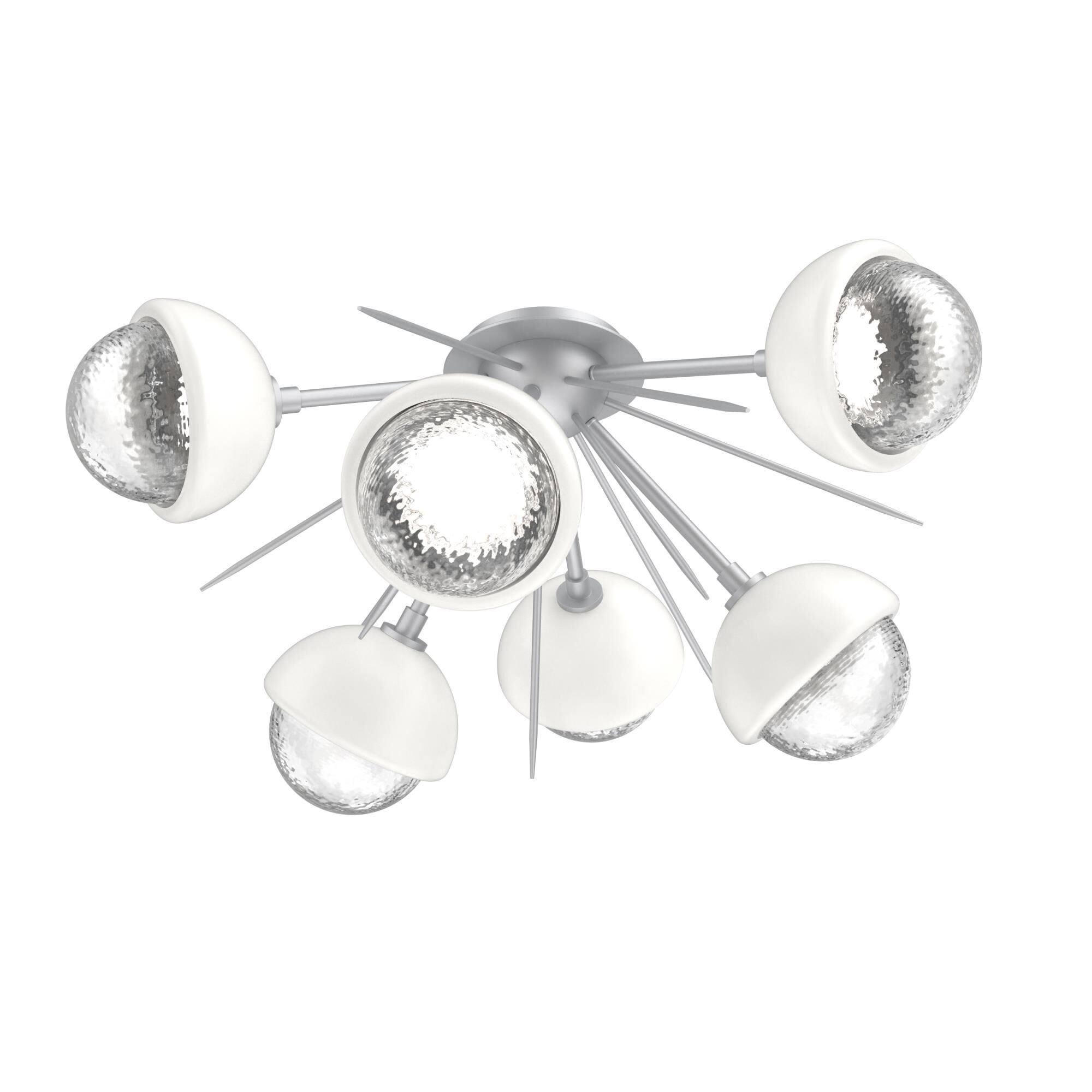 Levi Wilson Cabochon 28 Inch Semi Flush Mount by Hammerton Studio