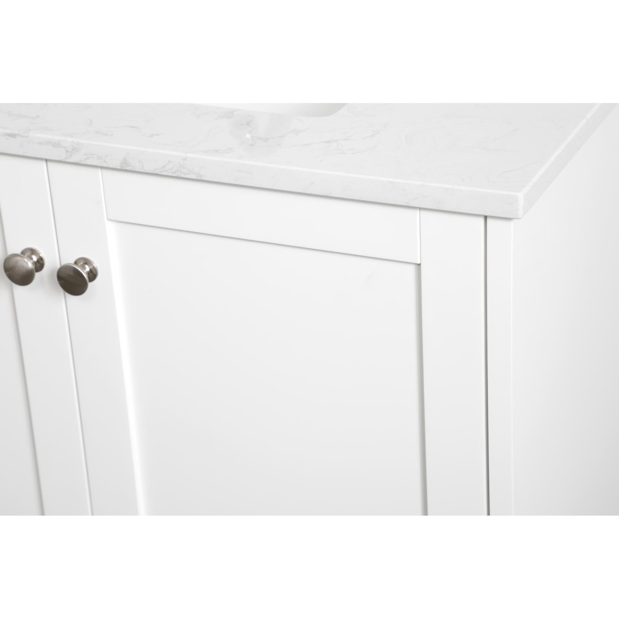 Shown in White finish