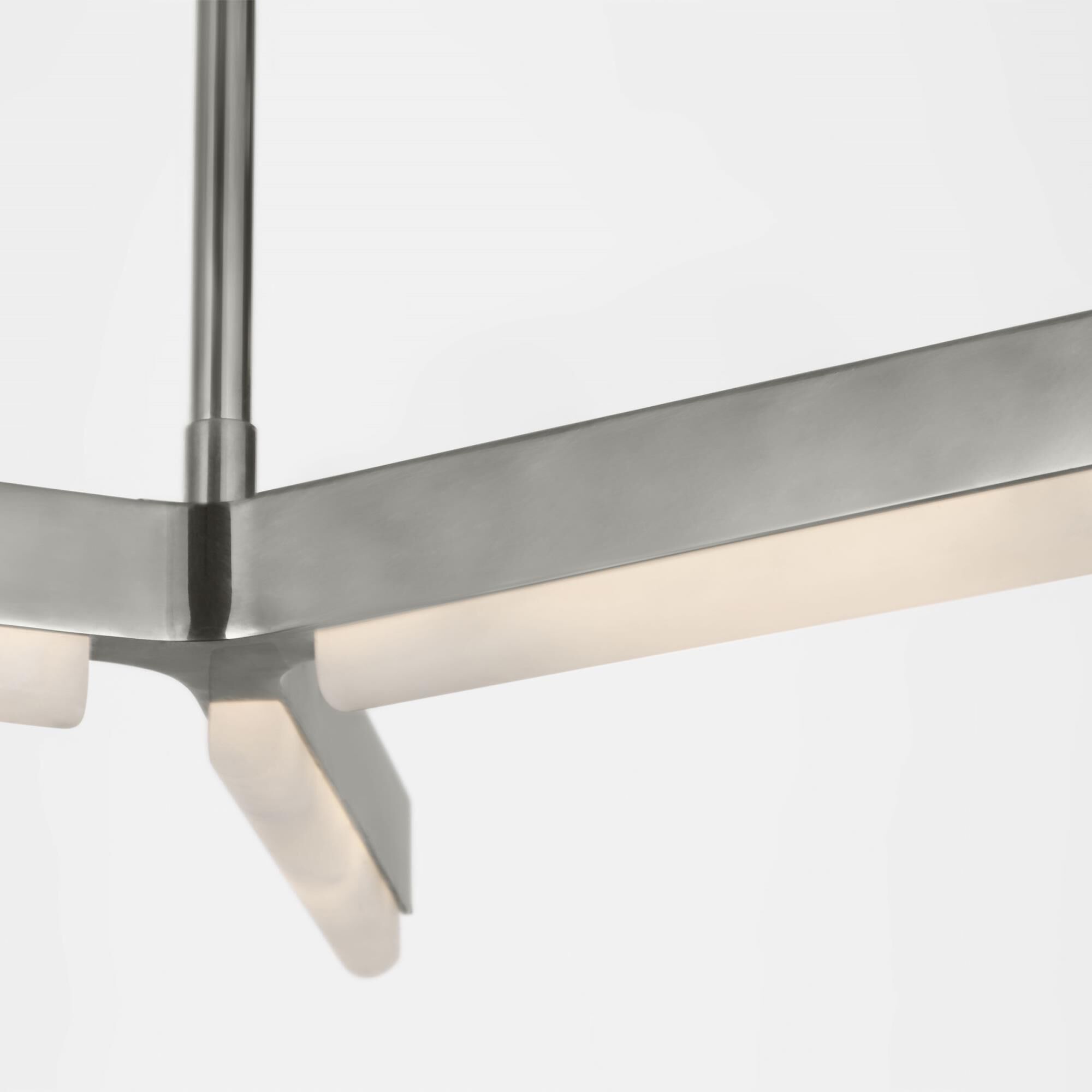 Shown in Antique Nickel finish and Alabaster Diffuser glass