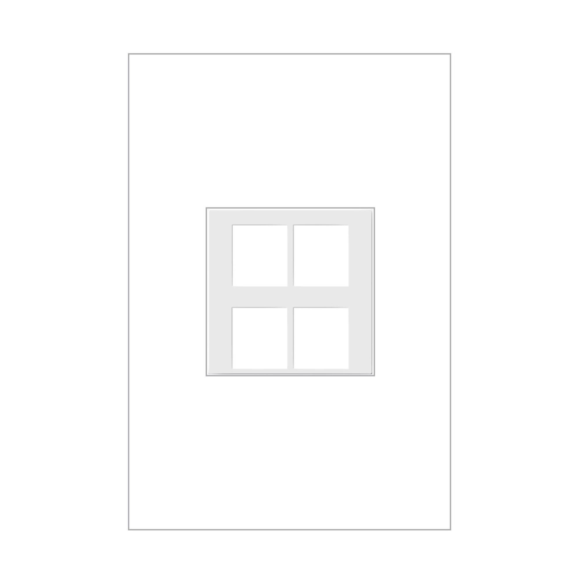 Shown in White finish