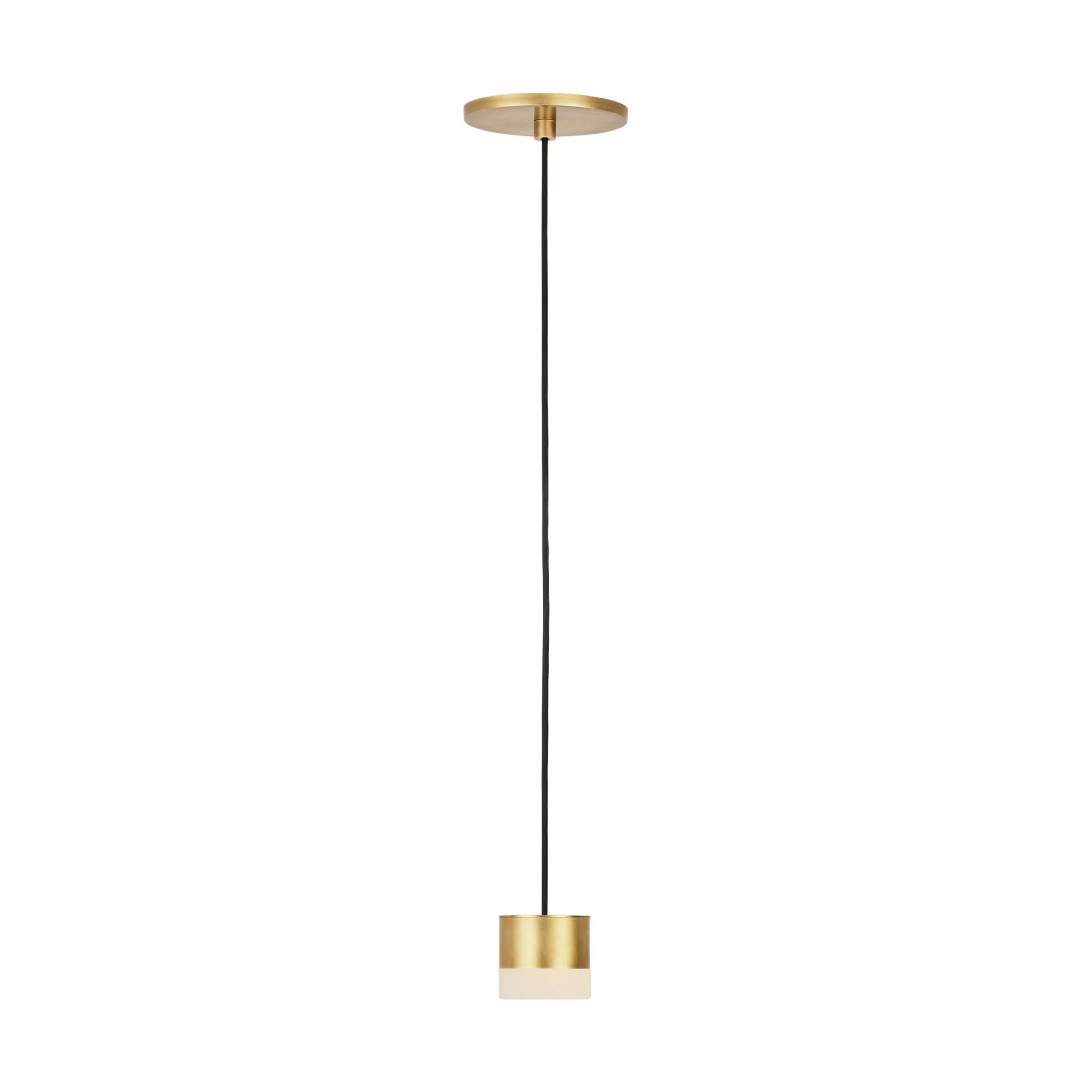 Shown in Hand Rubbed Antique Brass finish and Alabaster glass