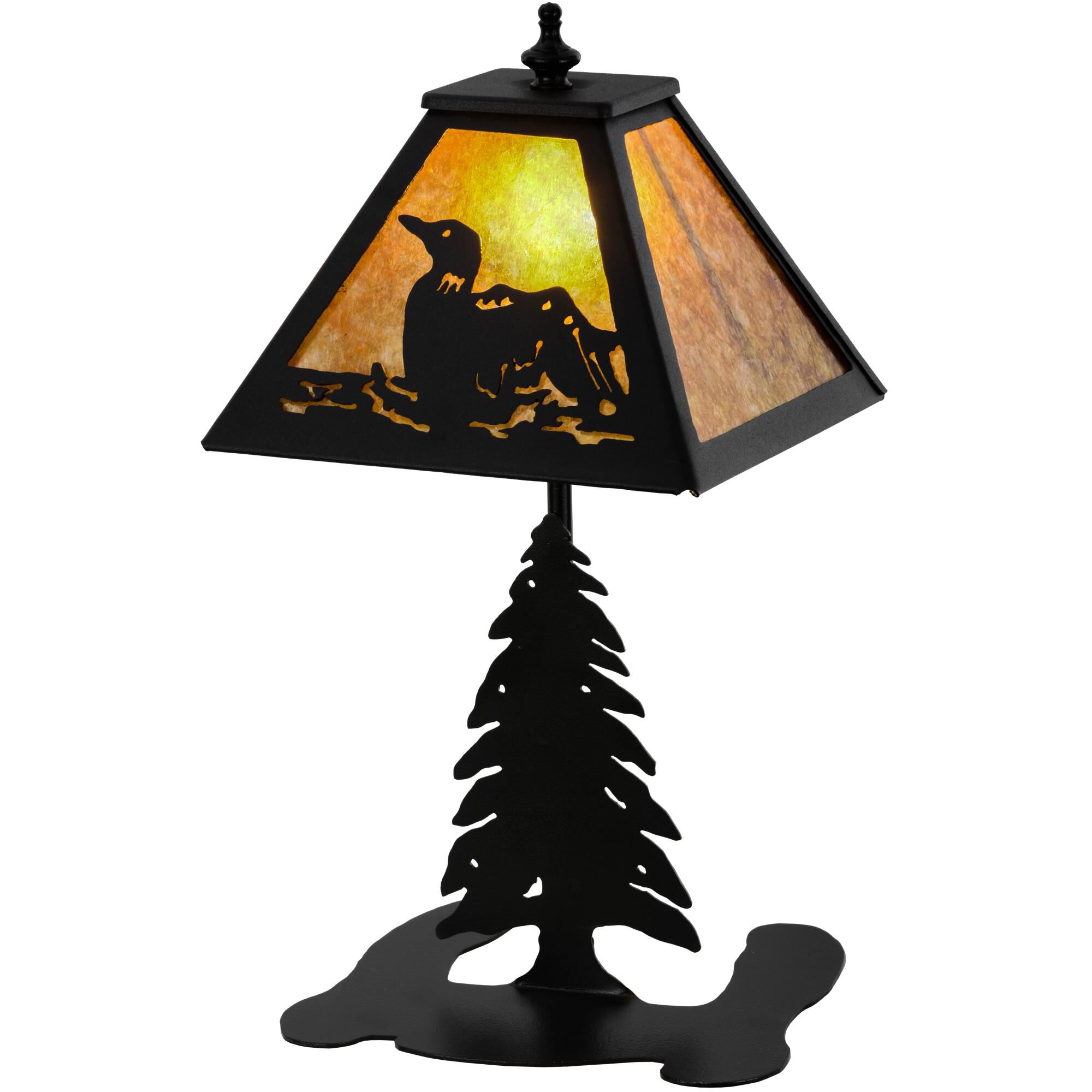 Loon 15 Inch Table Lamp by Meyda Lighting