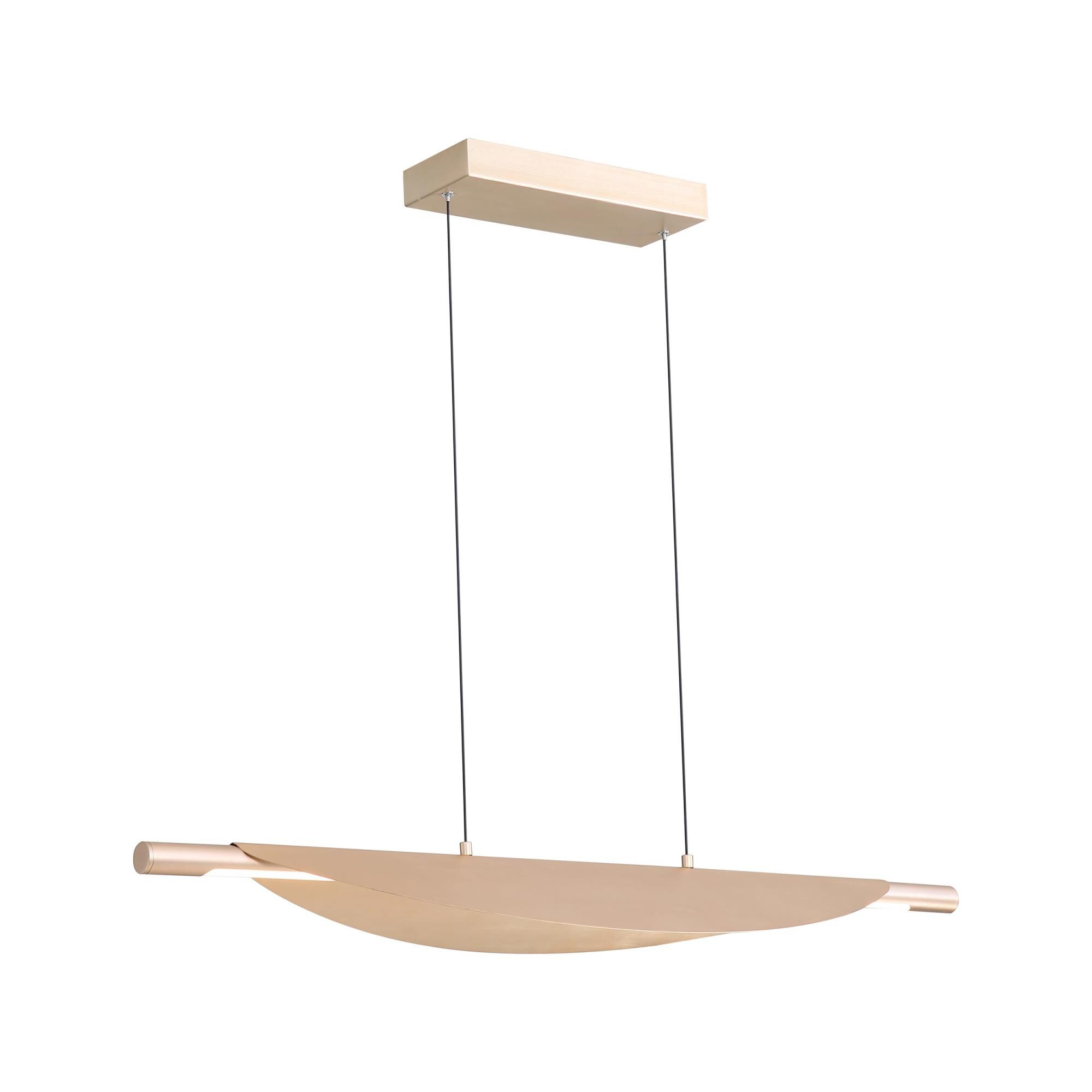 Luma 42 Inch Linear Suspension Light by Golden Lighting