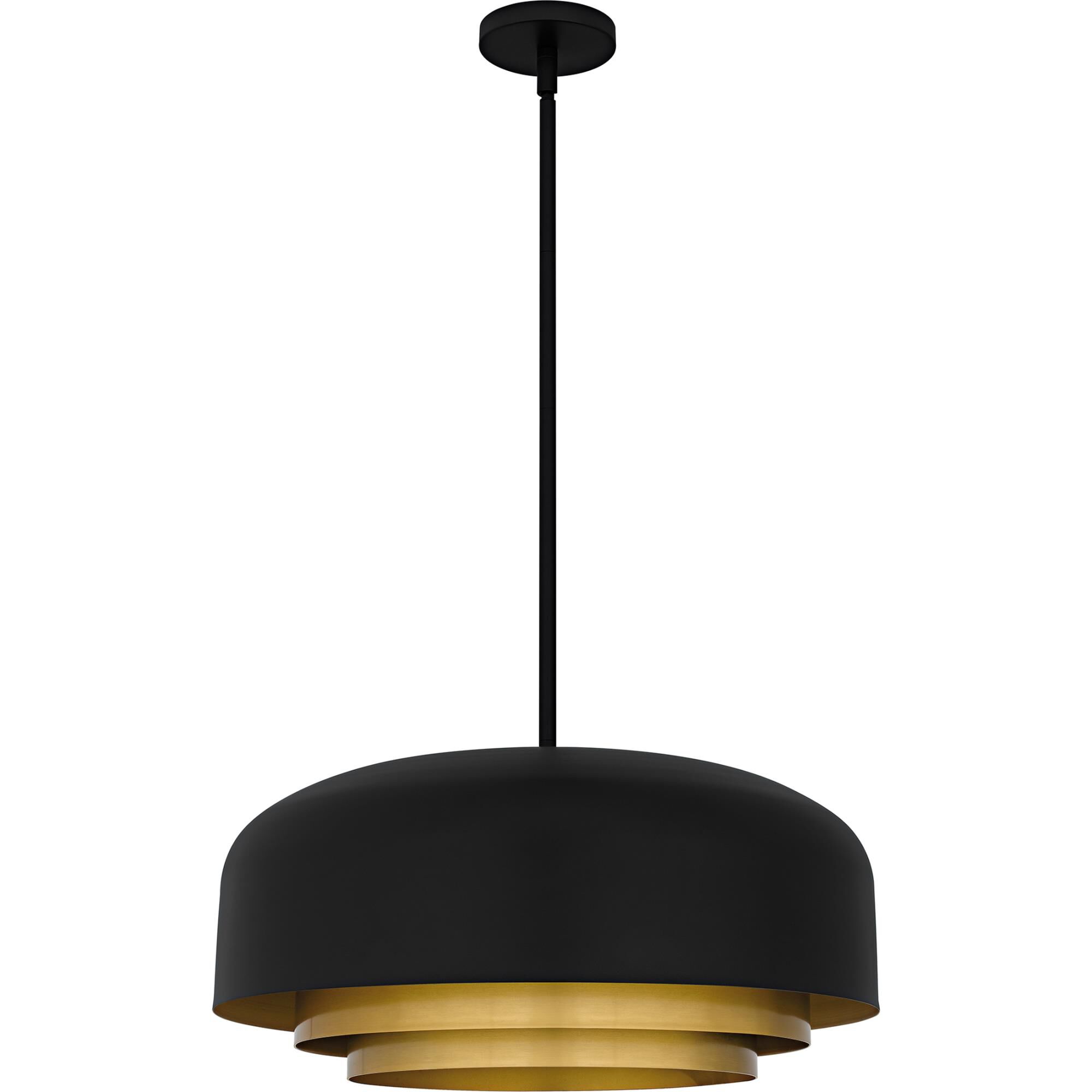 Shown in Matte Black finish and Metal shade