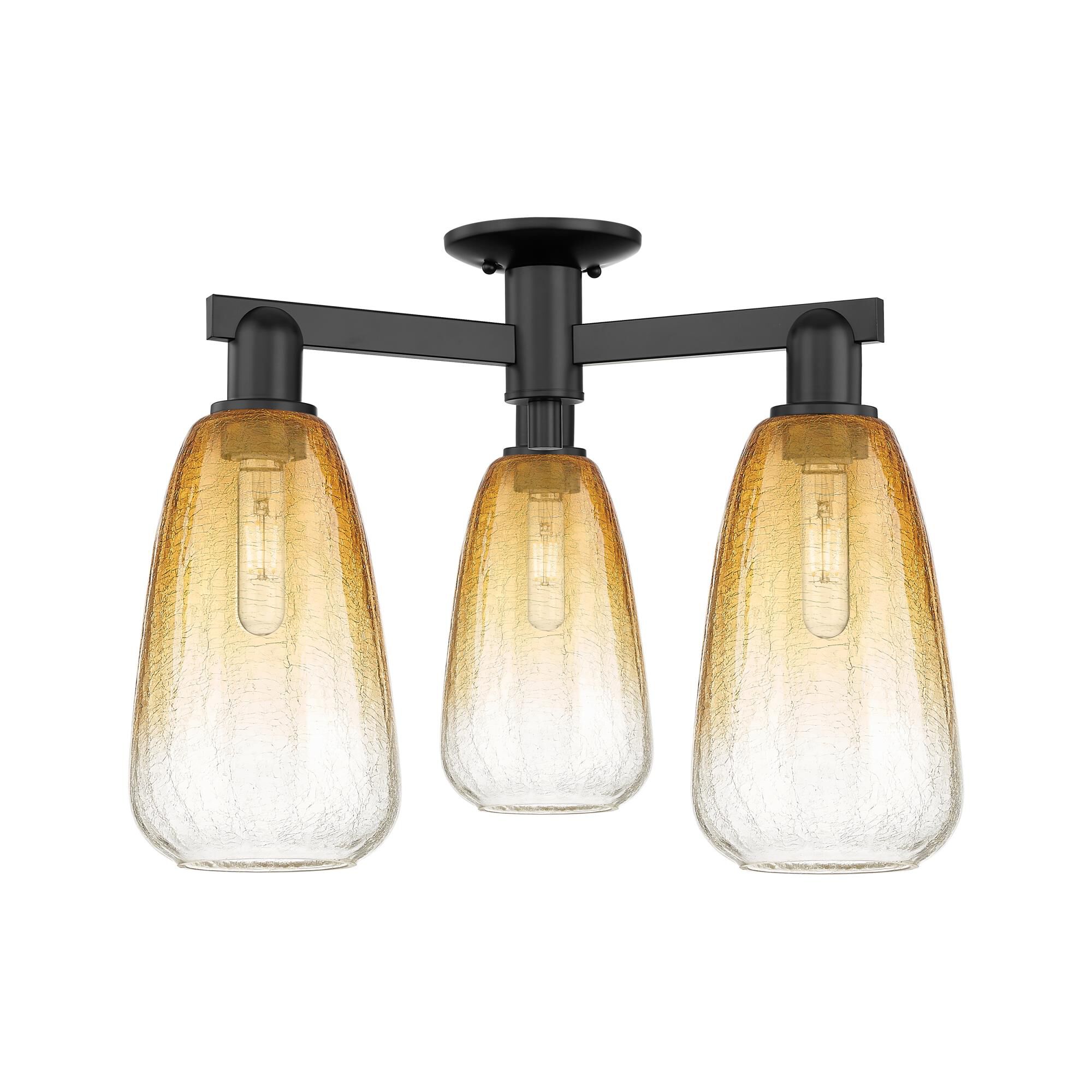 Bruno Marashlian Brookhaven Almond 24 Inch Semi Flush Mount by Innovations Lighting