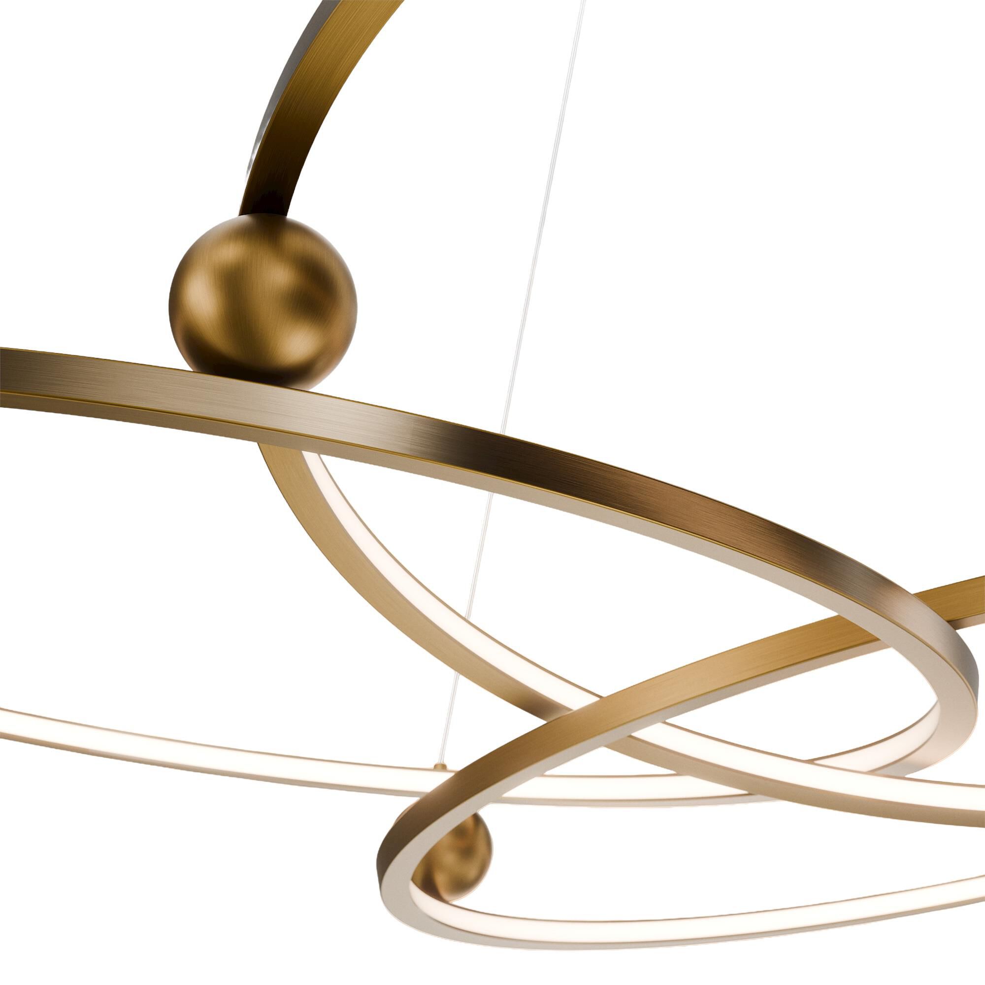Sidewinder 60 Inch Chandelier by dweLED