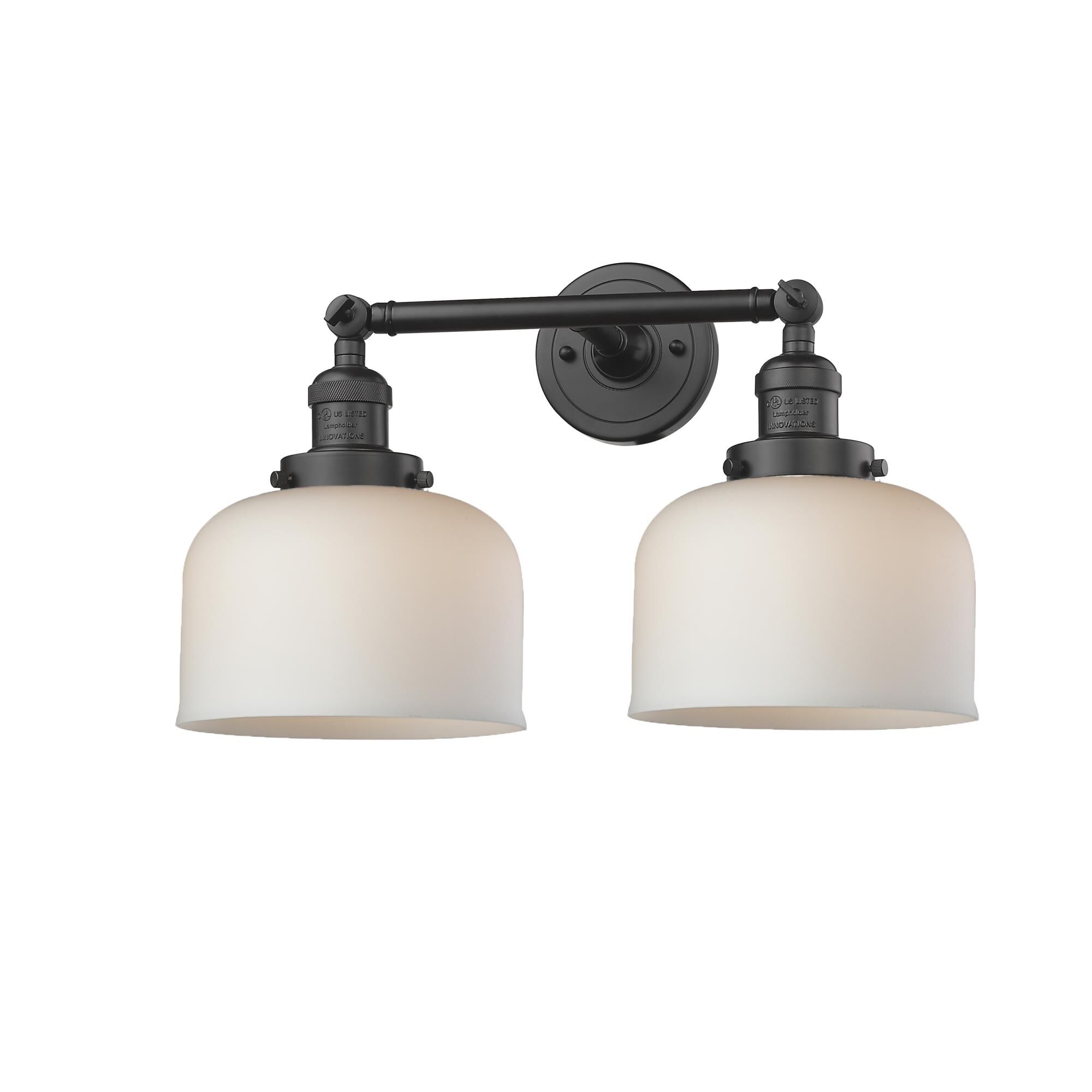 Bruno Marashlian Large Bell 19 Inch 2 Light Bath Vanity Light by Innovations Lighting