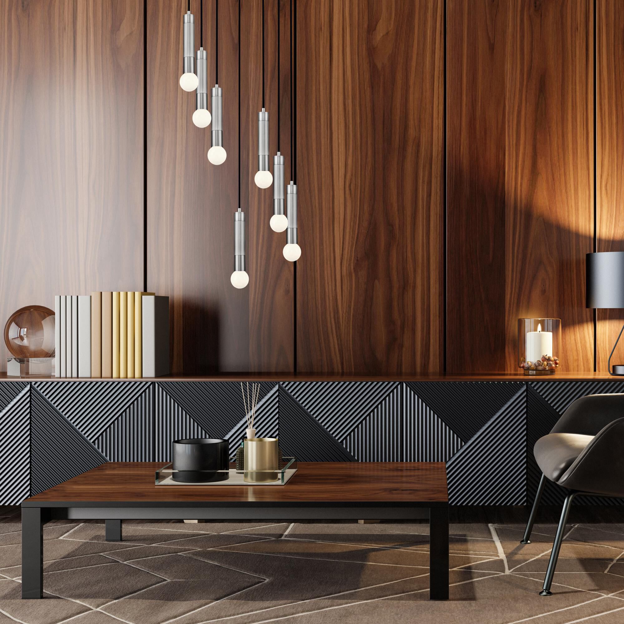 Shown in Brushed Nickel finish