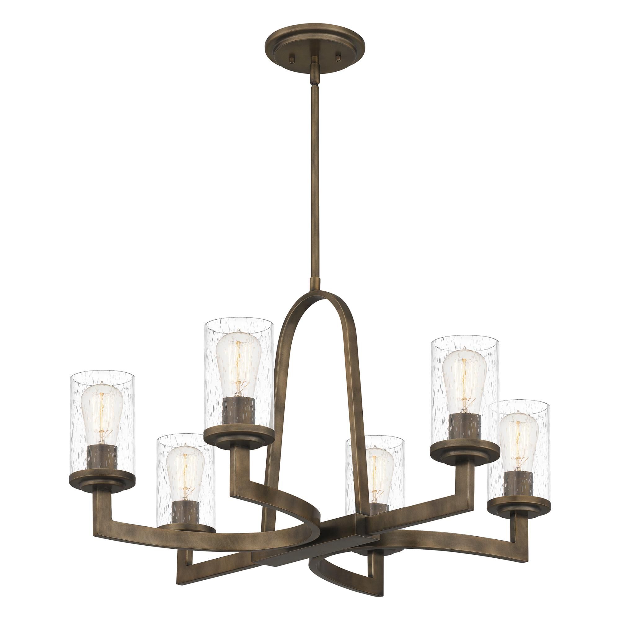 Antonin 27 Inch 6 Light Chandelier by Quoizel