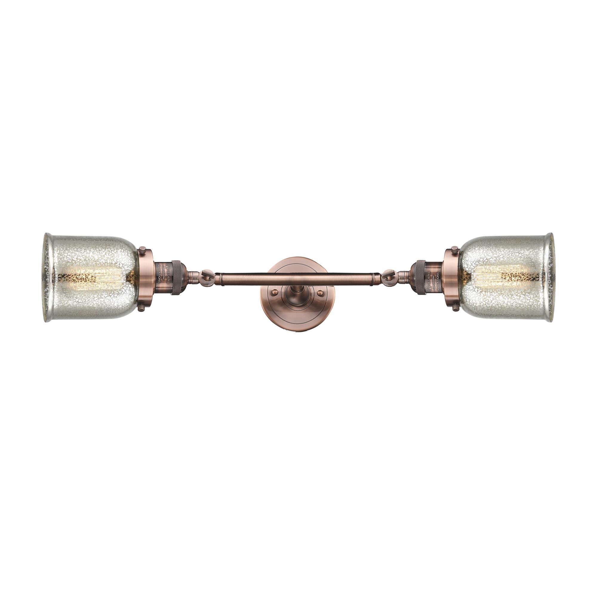 Bruno Marashlian Small Bell 23 Inch 2 Light Bath Vanity Light by Innovations Lighting