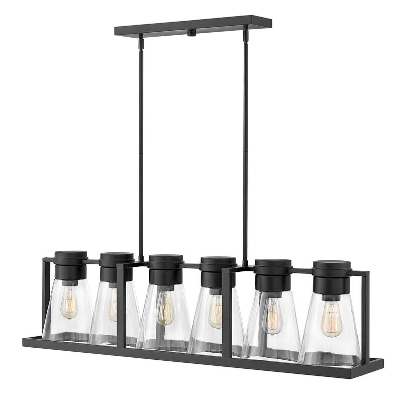 Refinery Medium Linear Chandelier by Hinkley