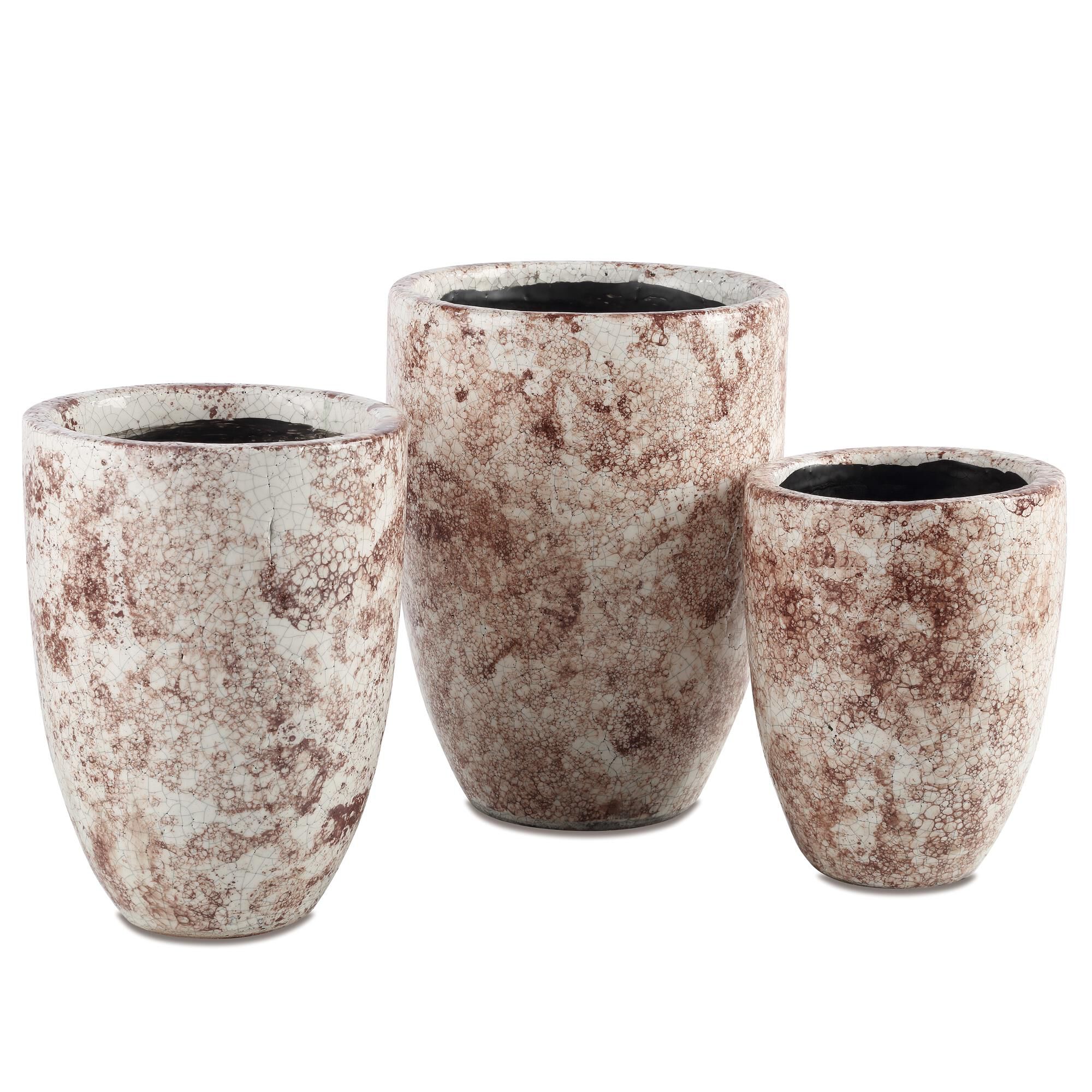 Marne Vase Set of 3 Vase-Urn by Currey and Company