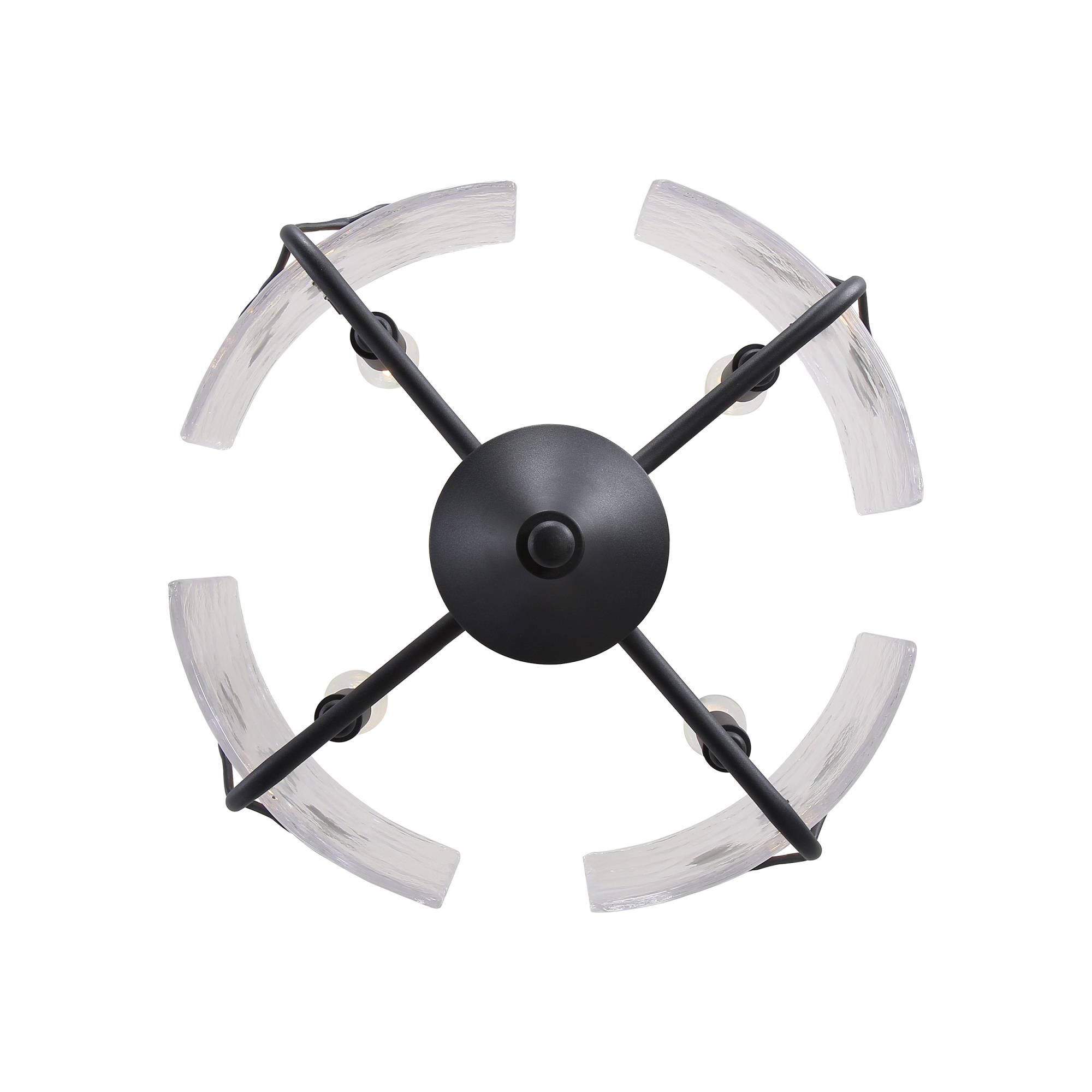 Boem 16 Inch Semi Flush Mount by Golden Lighting