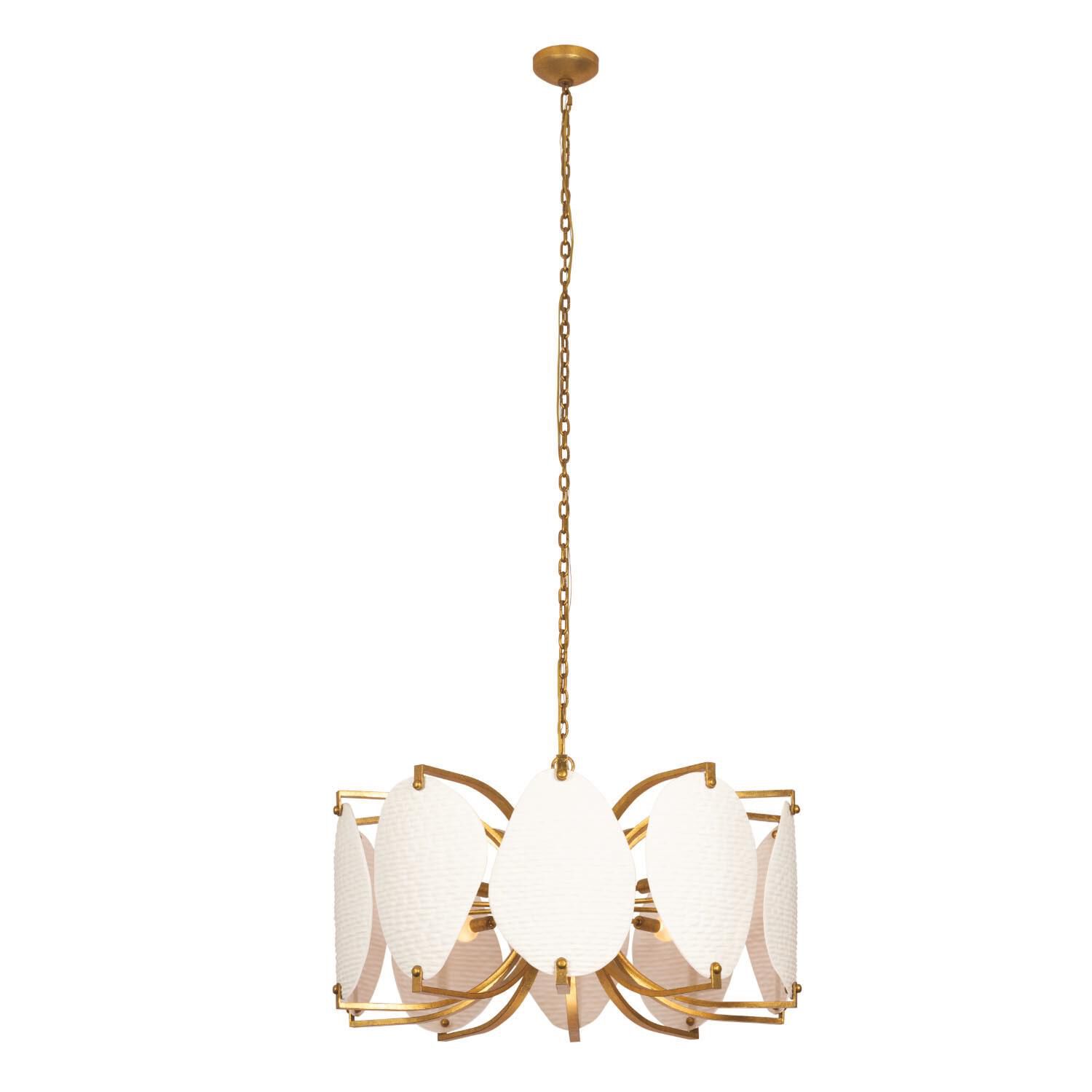 Shown in Oxidized Gold Leaf finish