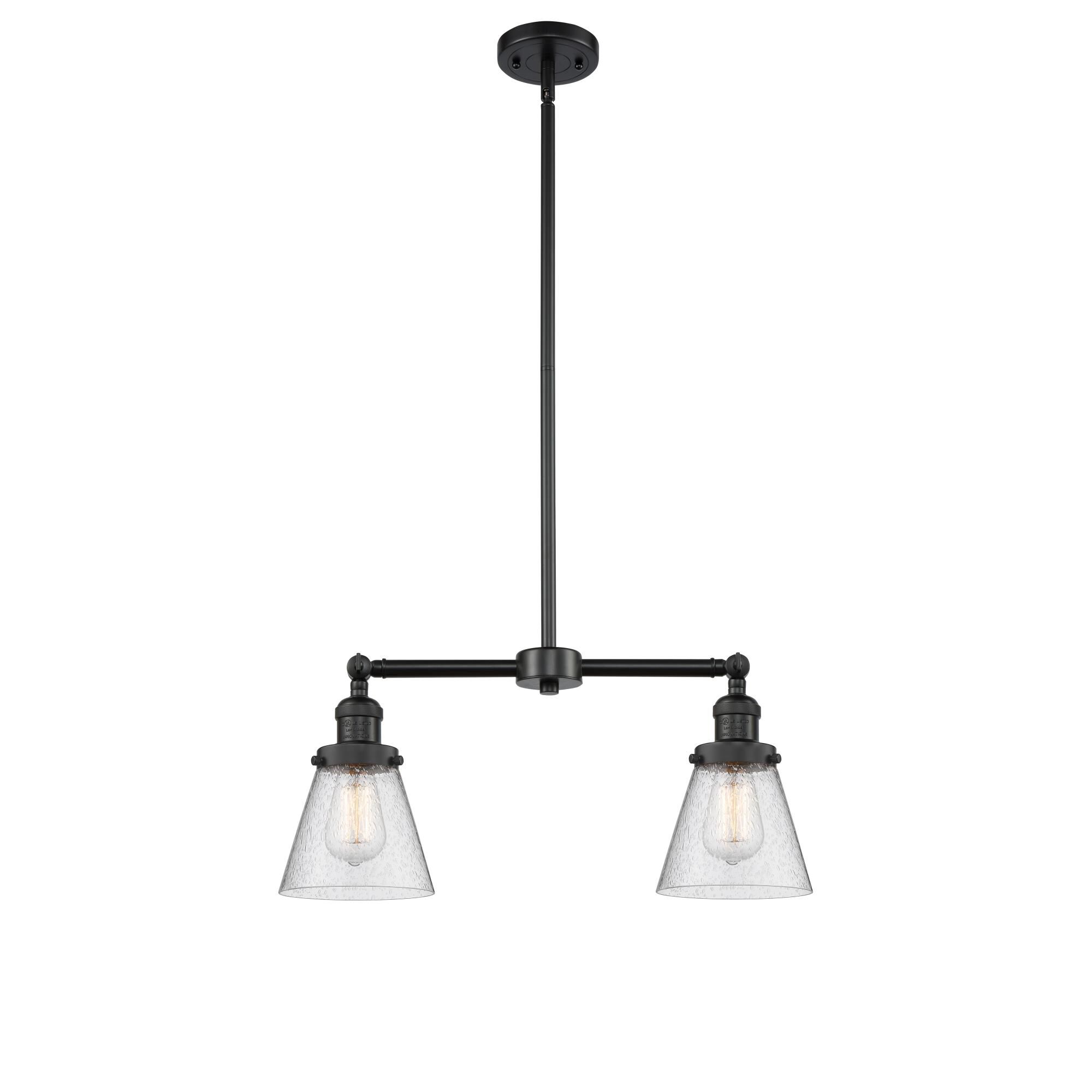 Bruno Marashlian Small Cone 21 Inch 2 Light Mini Chandelier by Innovations Lighting