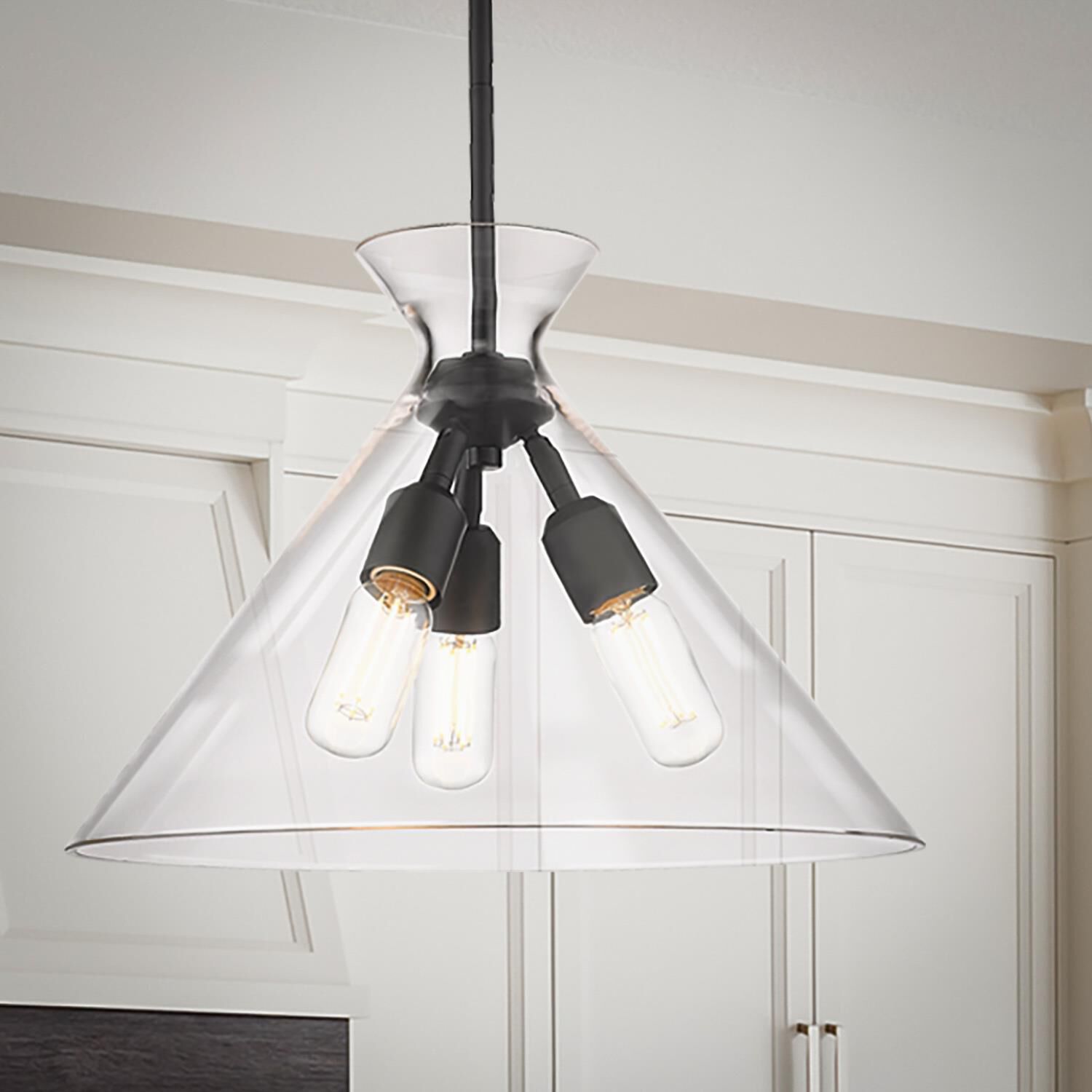 Malta 13 Inch Large Pendant by Golden Lighting