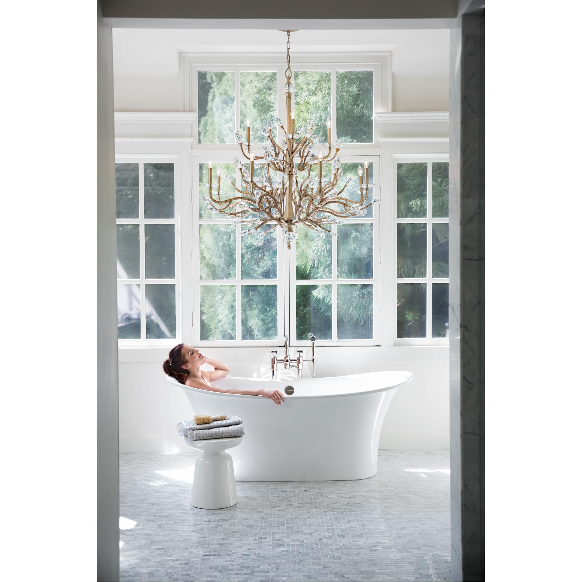 Shown in Champagne Gold finish