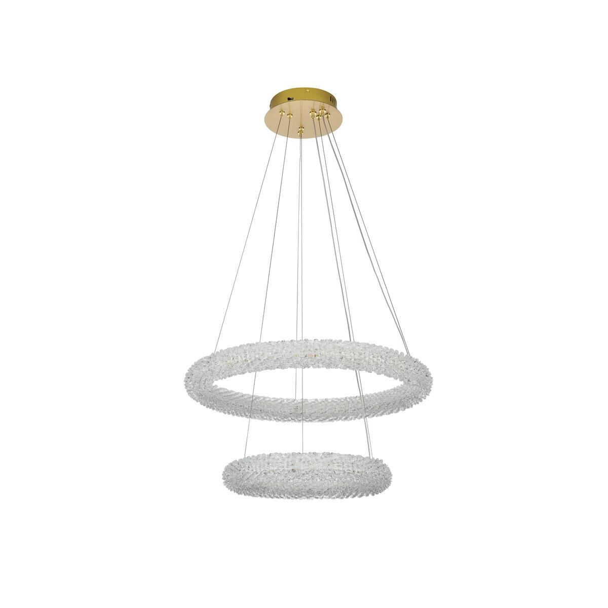 Bowen 24 Inch Chandelier by Elegant Lighting