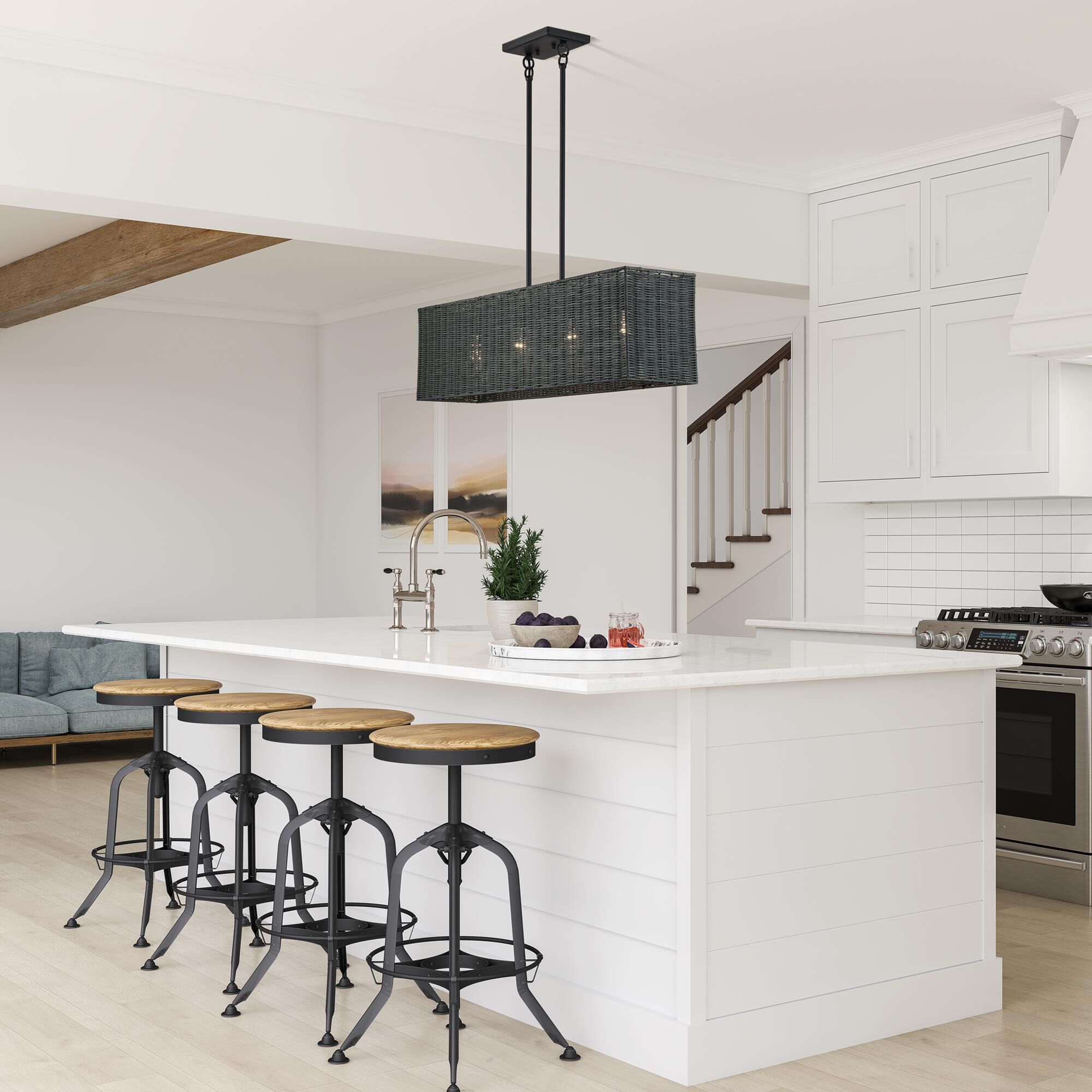 Weavington 36 Inch Linear Suspension Light by Livex Lighting