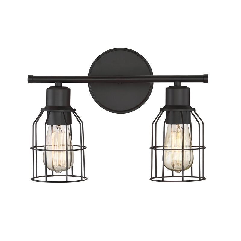 15 Inch 2 Light LED Bath Vanity Light by Meridian Lighting