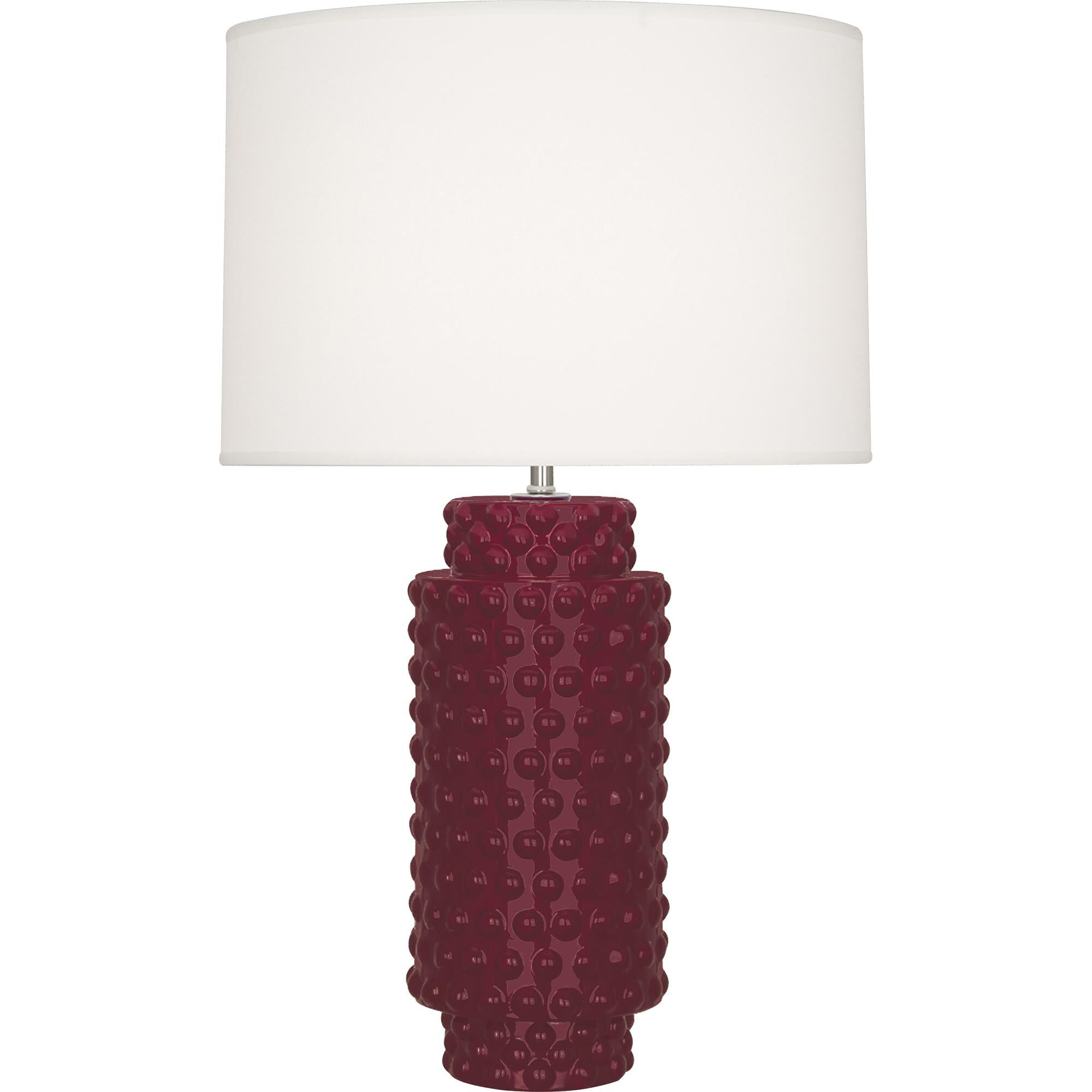 Shown in Sugar Plum finish and White shade