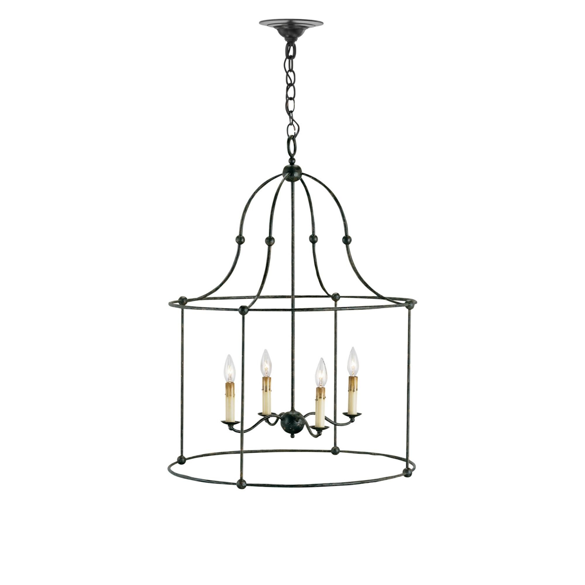 Fitzjames 25 Inch Cage Pendant,