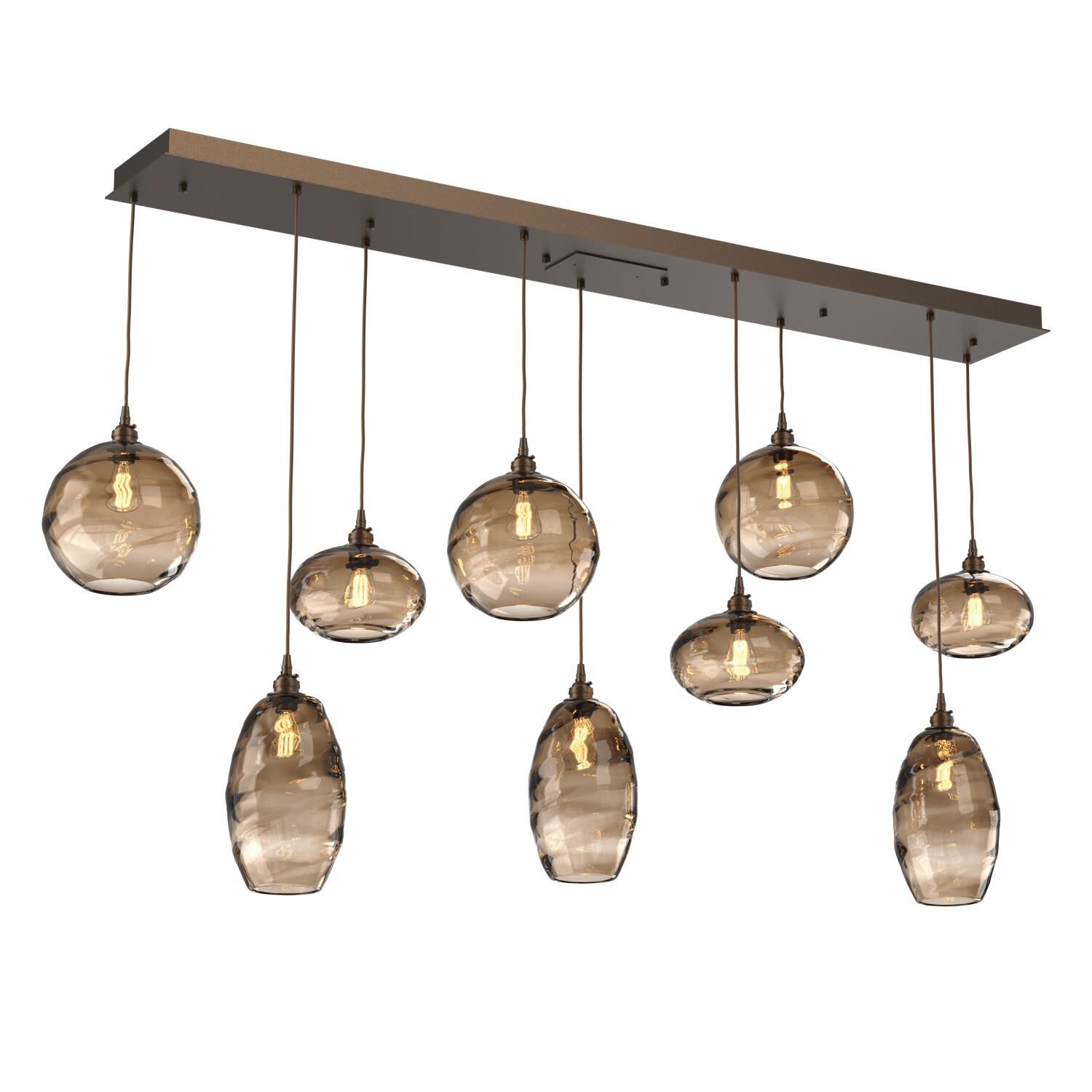 Misto 69 Inch 9 Light Linear Suspension Light by Hammerton Studio