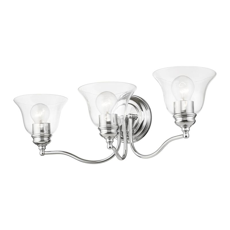 Moreland 24 Inch 3 Light Bath Vanity Light by Livex Lighting
