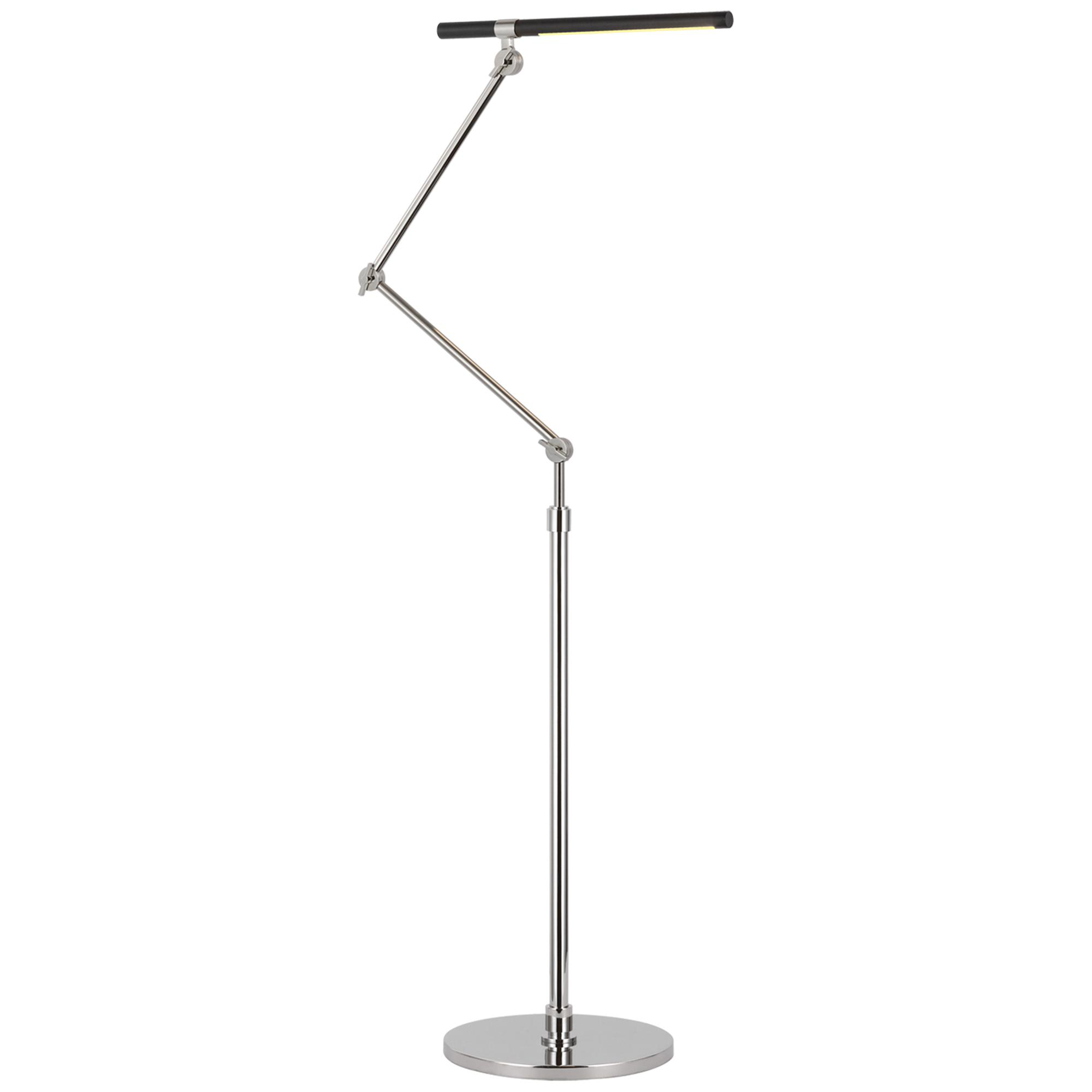 Shown in Polished Nickel and Matte Black finish