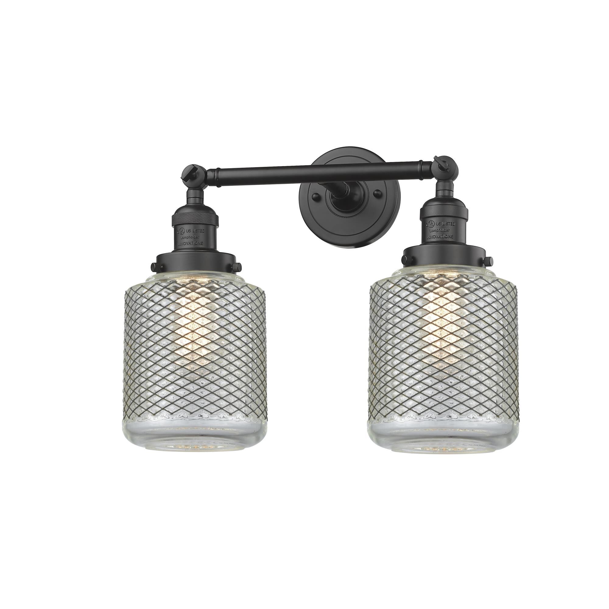 Bruno Marashlian Halophane 18 Inch 2 Light Bath Vanity Light by Innovations Lighting