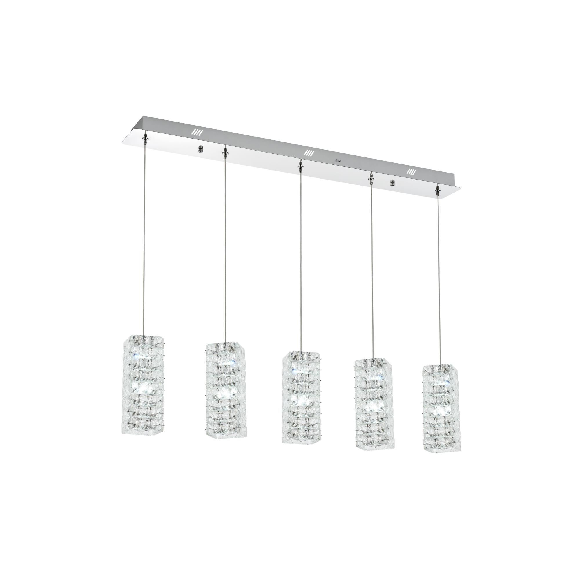 Aston 40 Inch Linear Suspension Light by Elegant Lighting